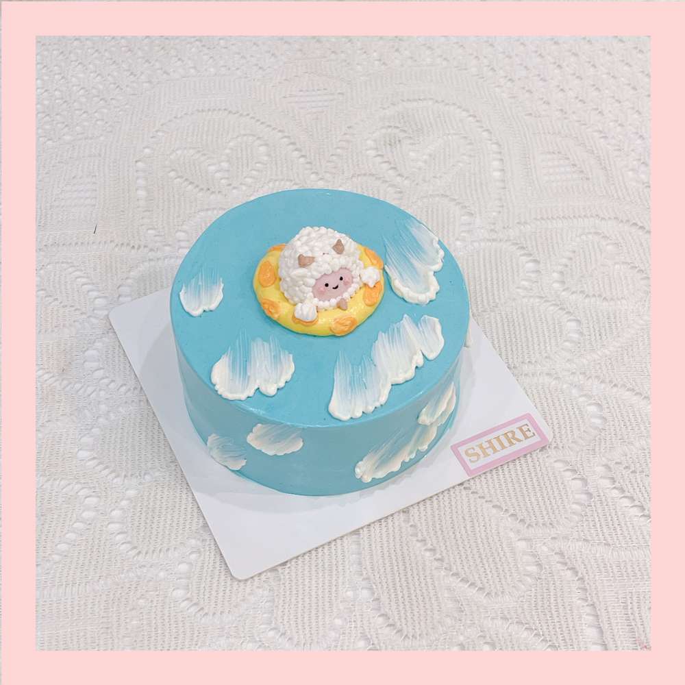 Mini Bento bắt kem 3D - Bánh kem bơ mini hộp bã mía