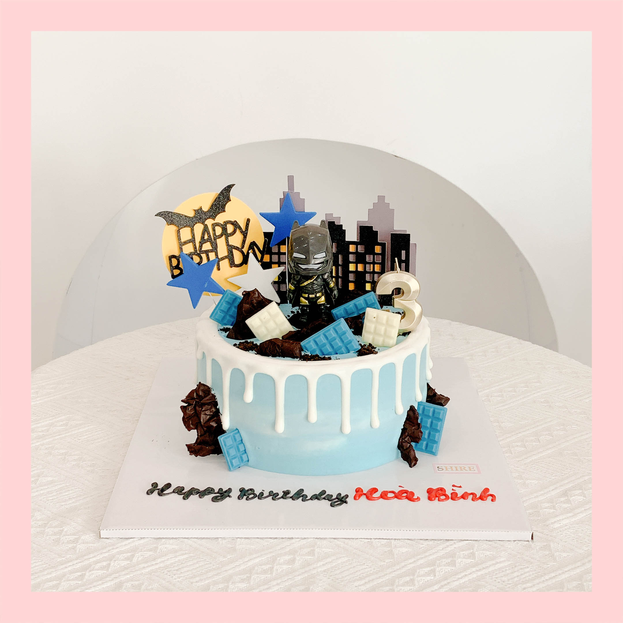 Bánh kem siêu anh hùng - Bánh sinh nhật bé trai