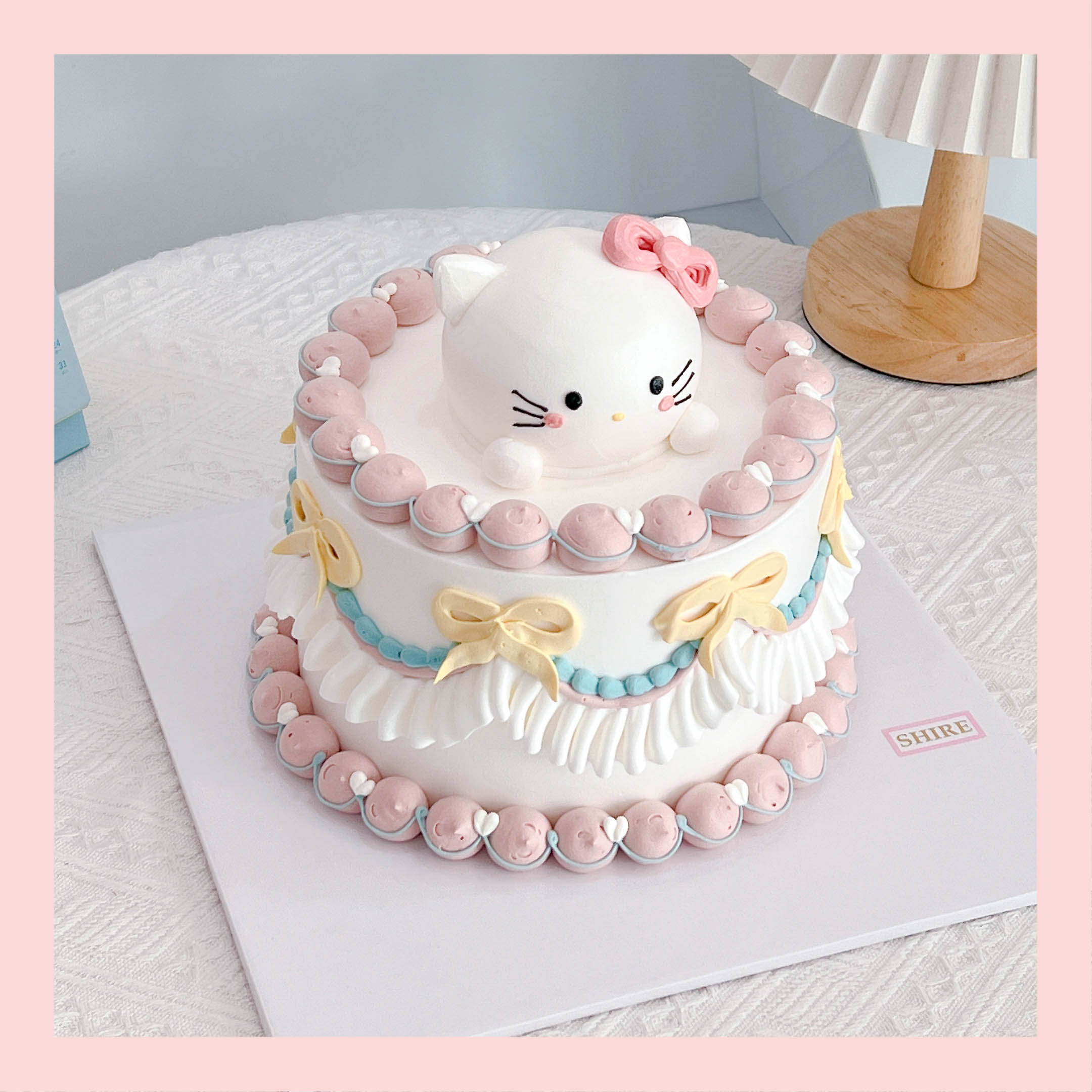 Bánh bơm thú hình con chó/con mèo/con khỉ/con chuột/con bò 3D dễ thương - Bánh sinh nhật trẻ em