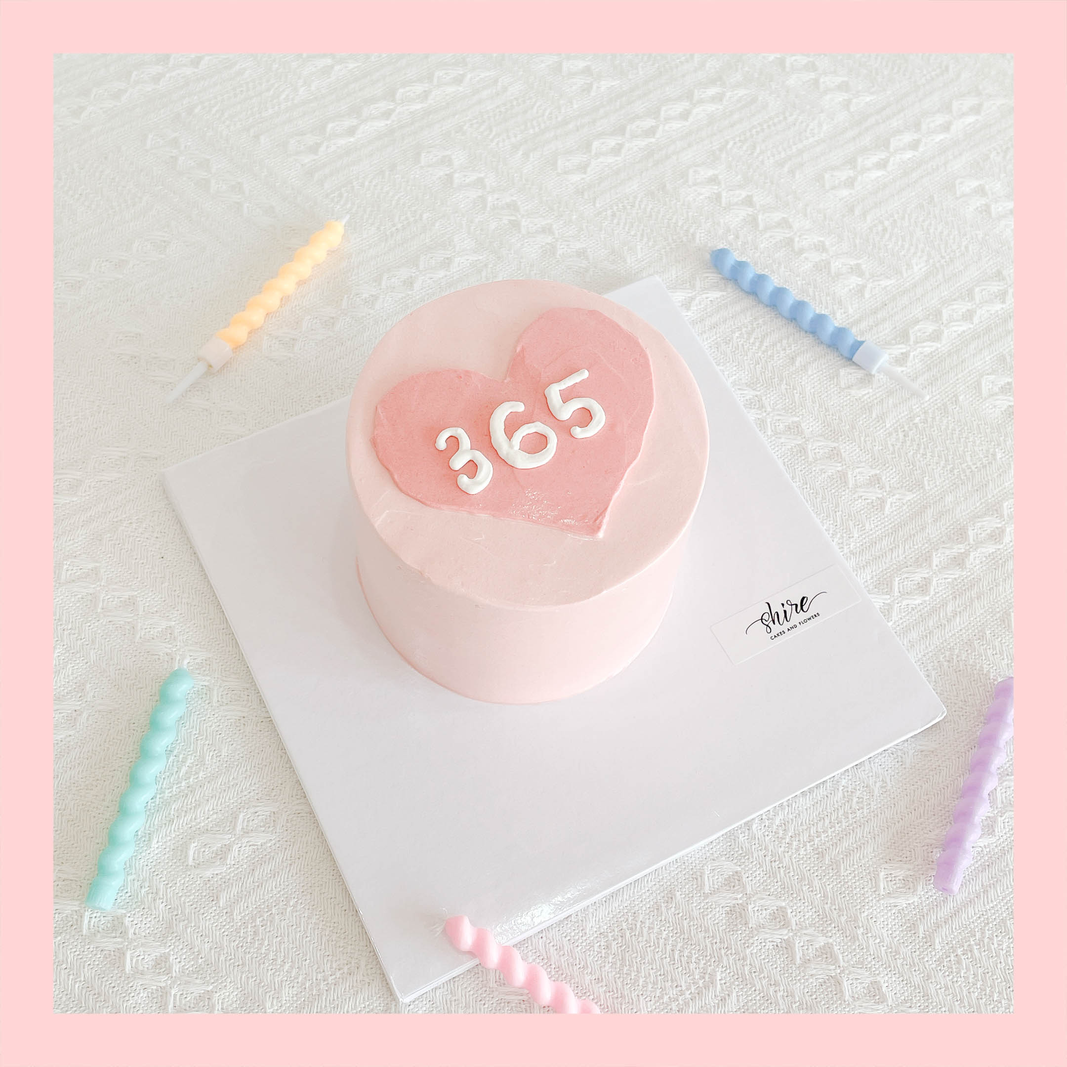 Bánh mini tình yêu/trái tim  - Bánh kem bơ mini 10-12cm