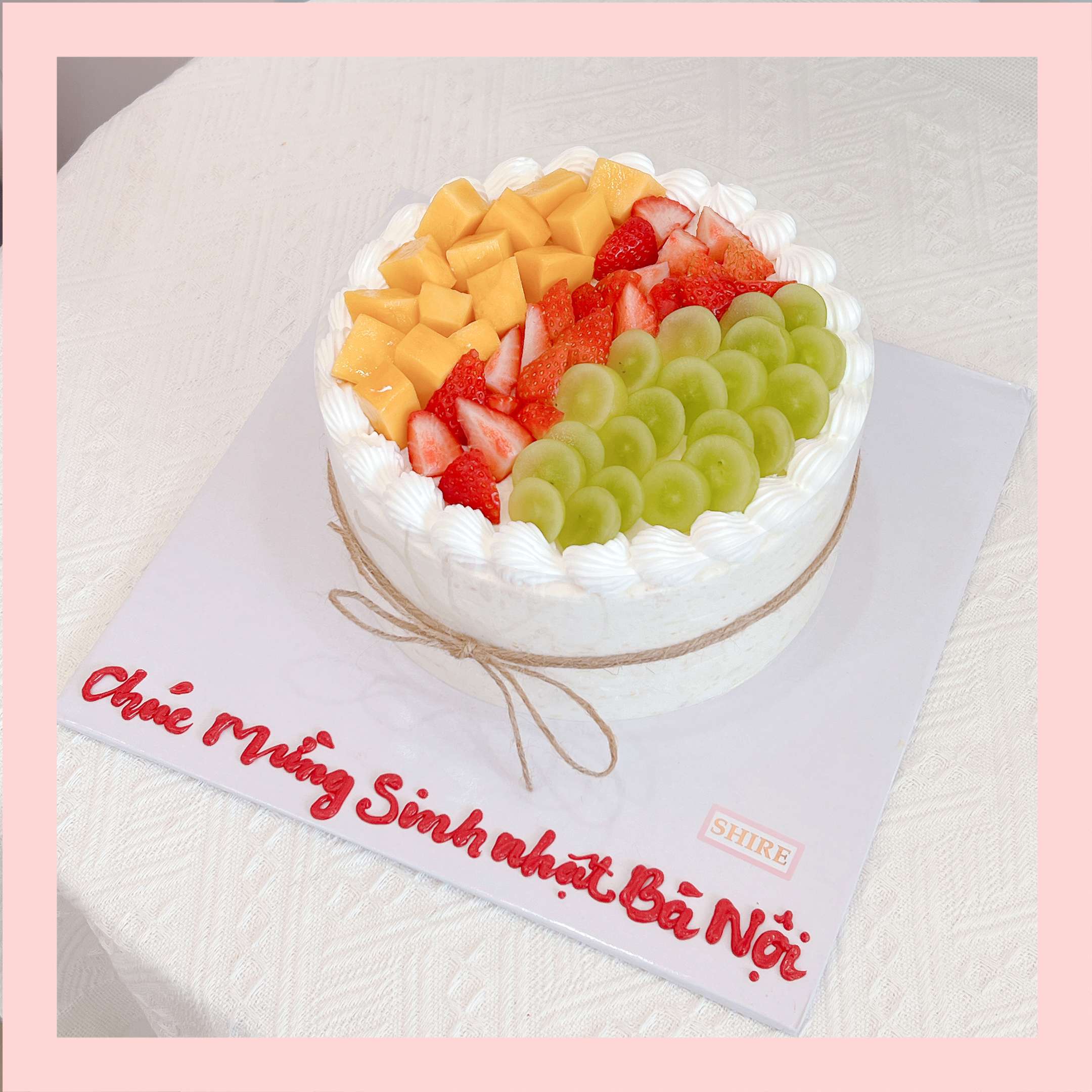 Bánh kem trang trí trái cây - Bánh kem sinh nhật
