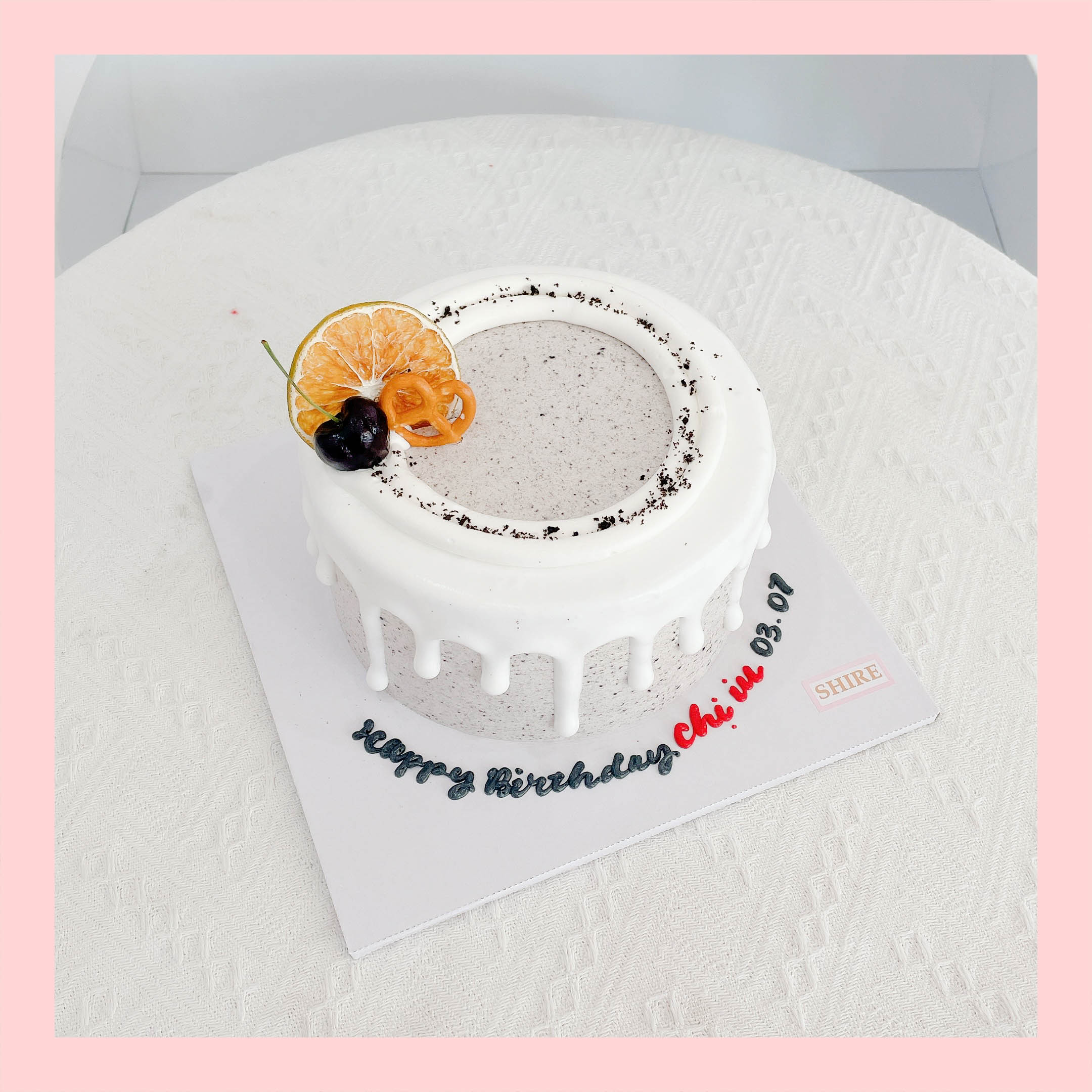 Bánh kem sữa oreo - Bánh kem sinh nhật