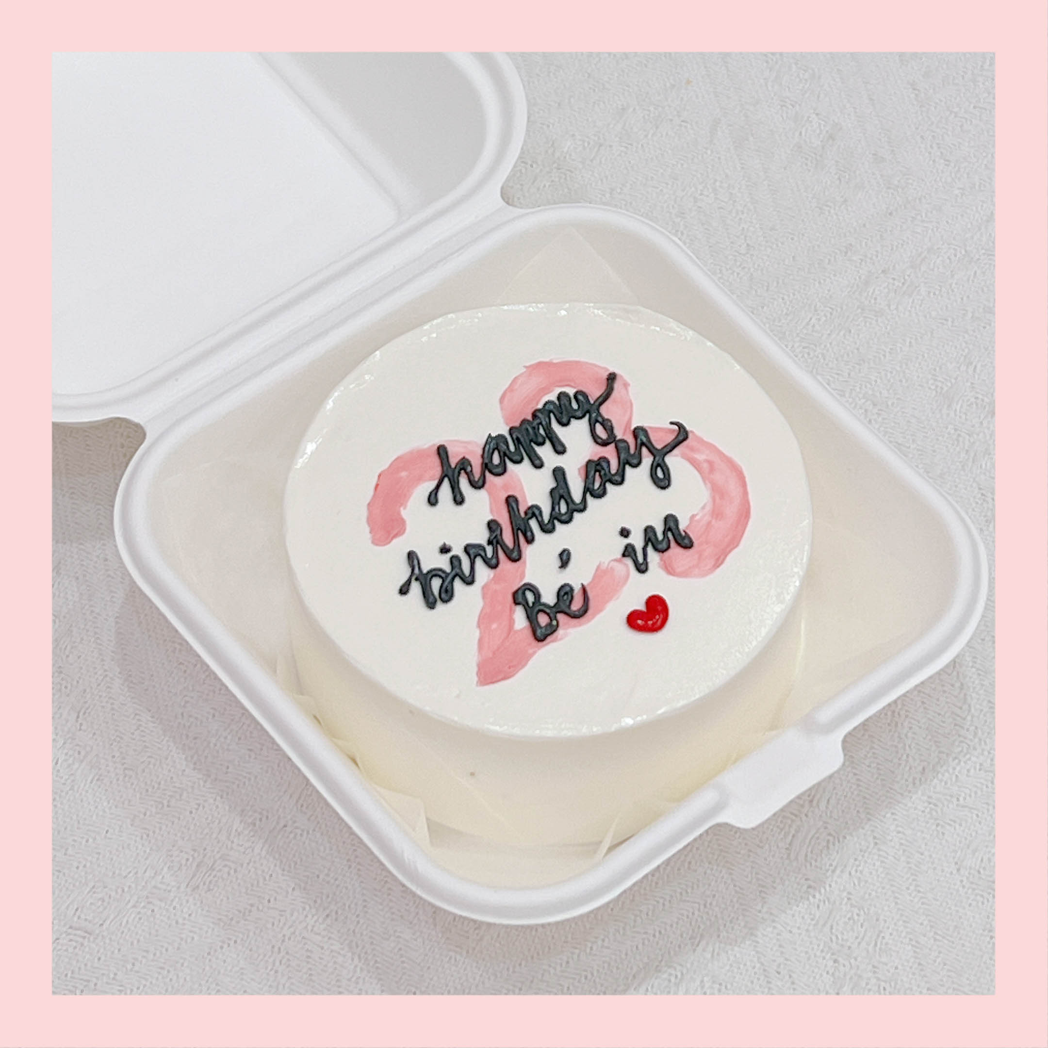 Mini Bento nhiều chủ đề - Bánh kem bơ mini hộp bã mía
