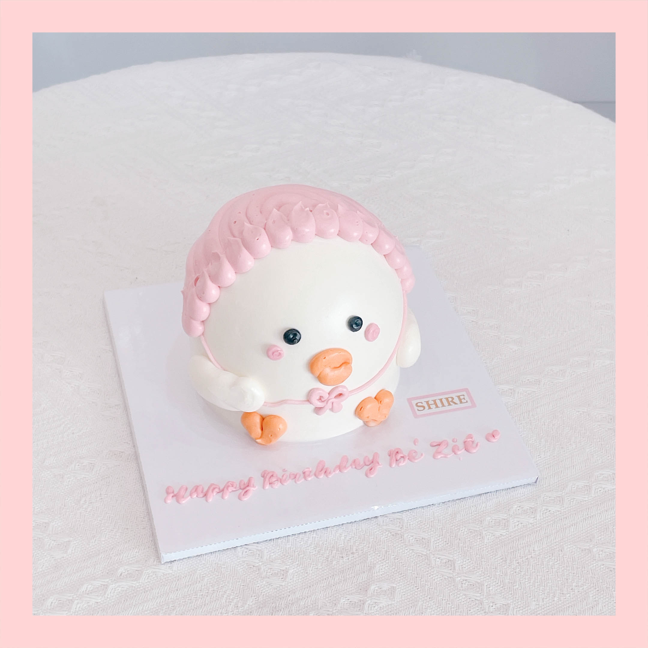 Bánh mini tạo hình thú cute  - Bánh kem bơ mini 10-12cm