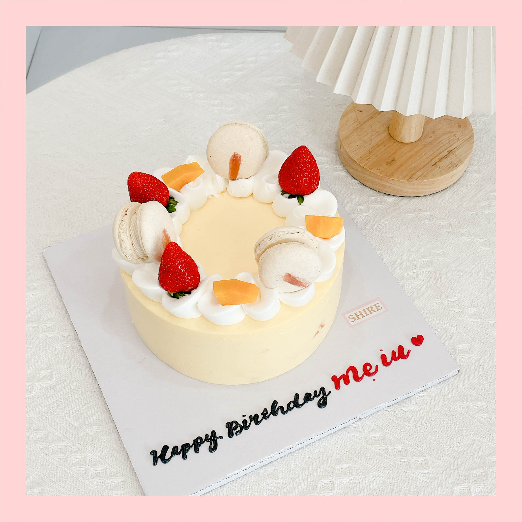 Mousse lạnh xoài - Bánh kem sinh nhật kiểu âu