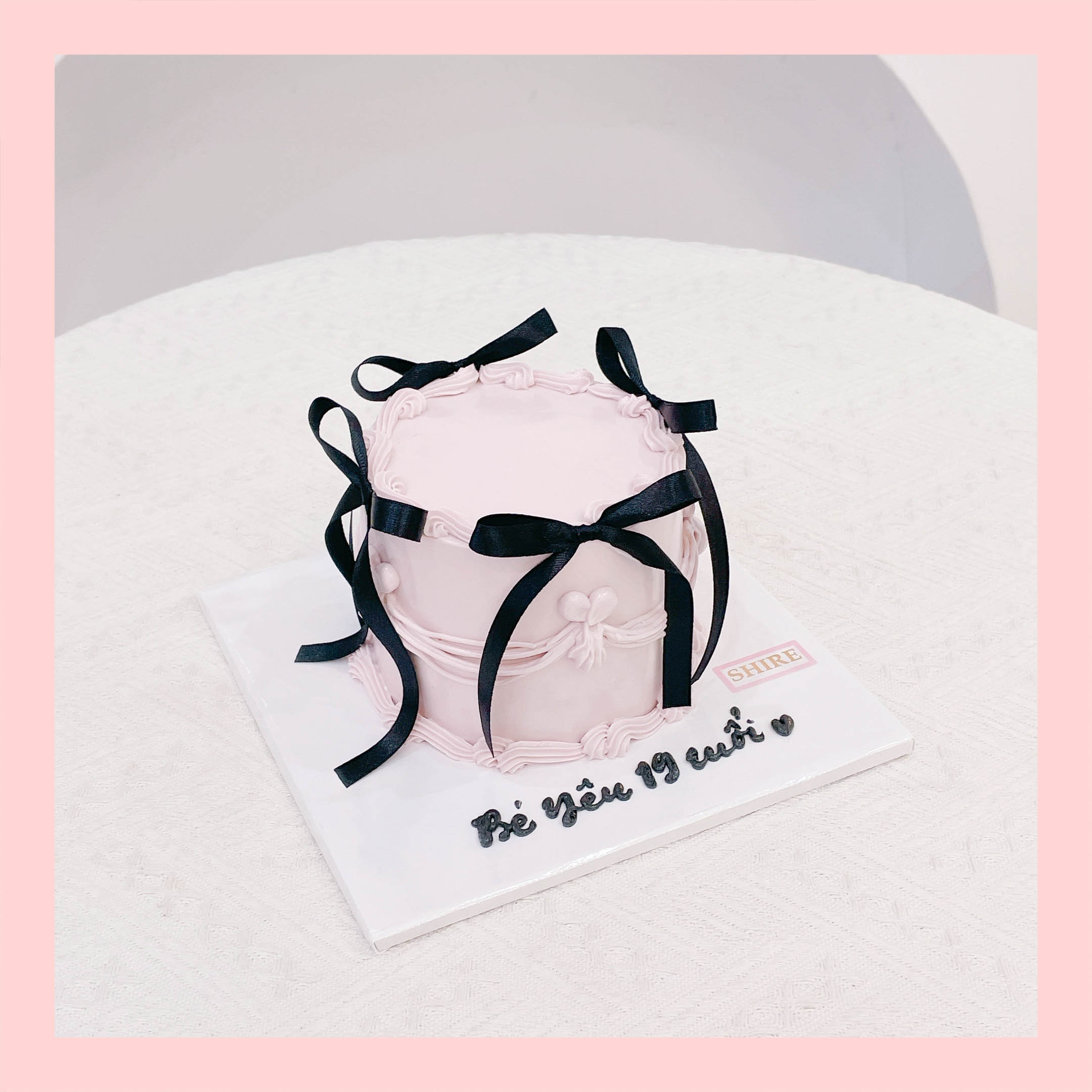 Bánh mini style Hàn Quốc -  Bánh kem bơ mini 10-12cm Korean style