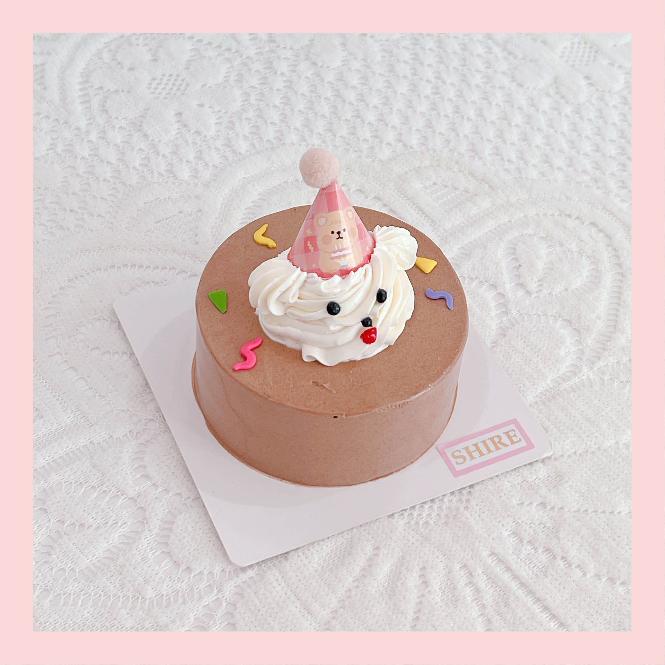 Mini Bento bắt kem 3D - Bánh kem bơ mini hộp bã mía