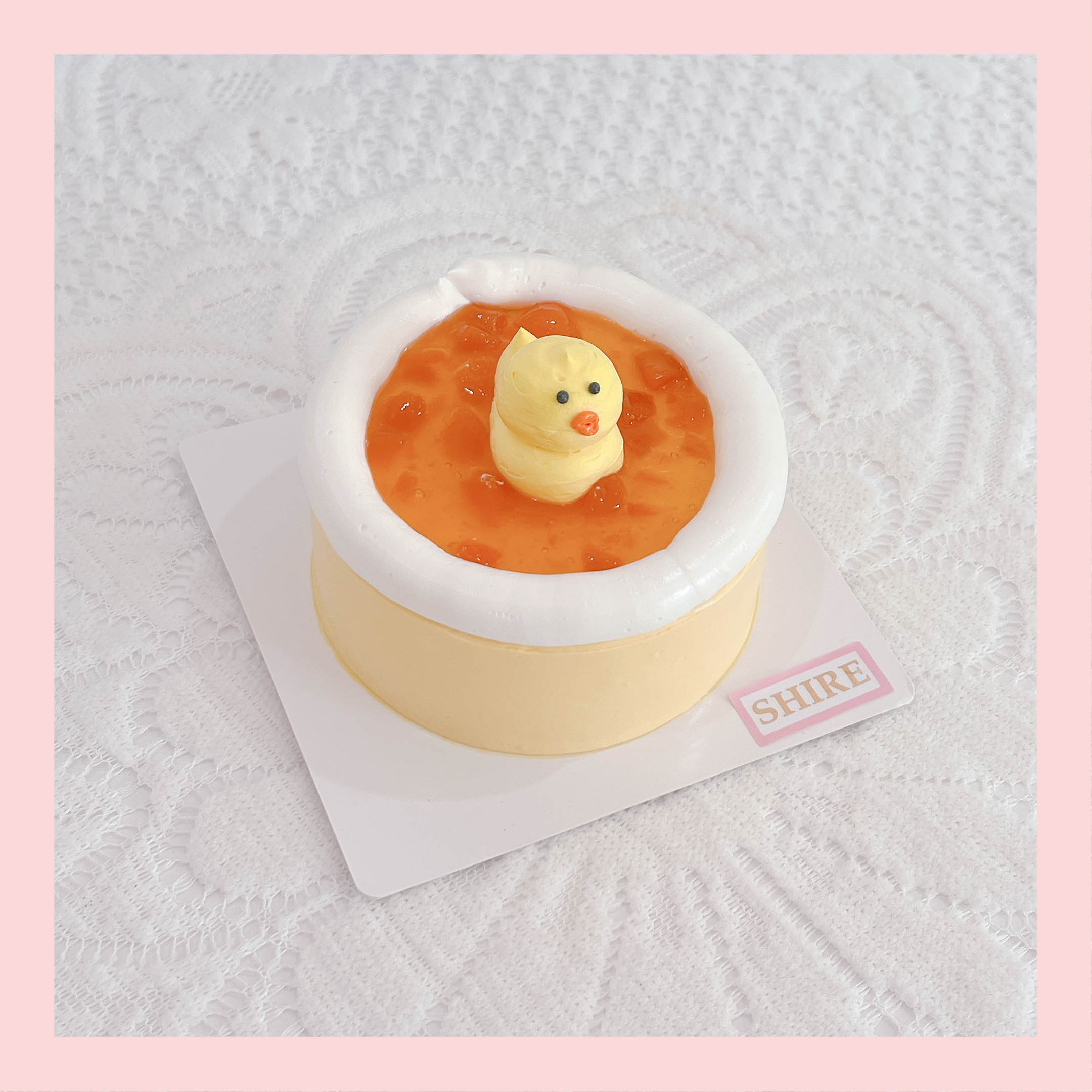 Mini Bento bắt kem 3D - Bánh kem bơ mini hộp bã mía