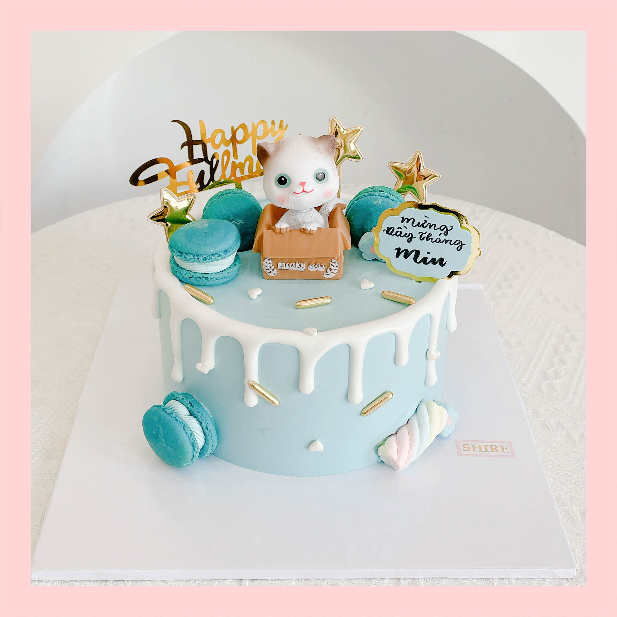 Bánh kem tuổi mẹo/con mèo - Bánh sinh nhật trẻ em