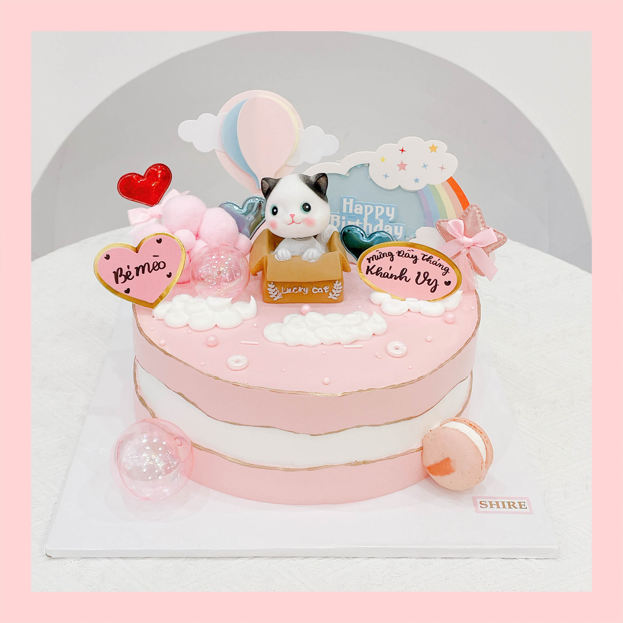 Bánh kem tuổi mẹo/con mèo - Bánh sinh nhật trẻ em