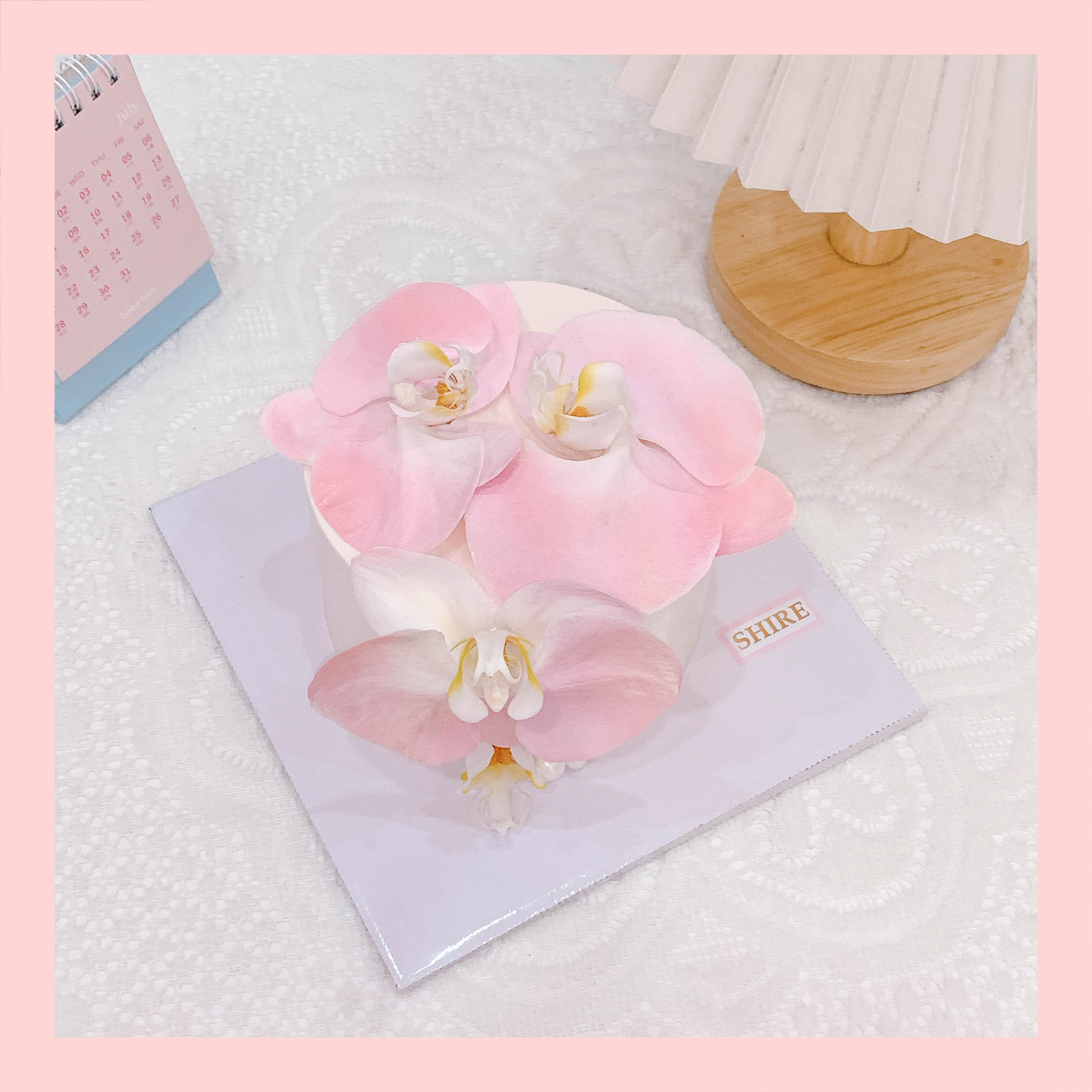 Bánh mini trang trí hoa - Bánh kem bơ mini 10-12cm