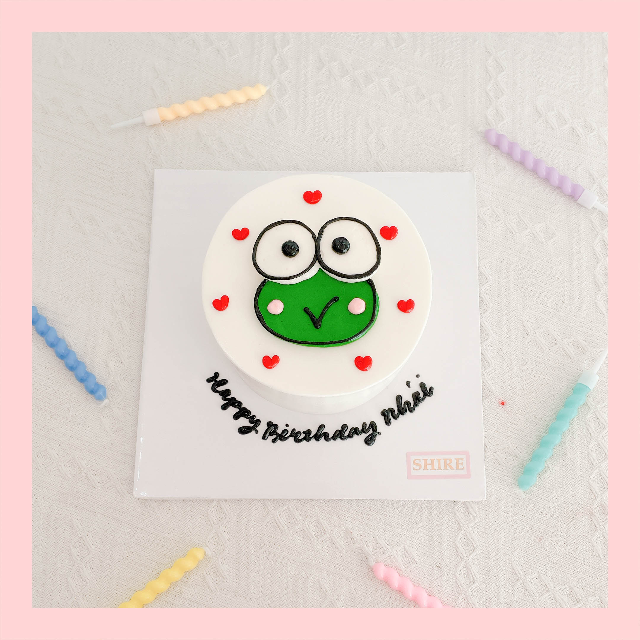 Bánh mini hình thú cute cho bé  - Bánh kem bơ mini 10-12cm