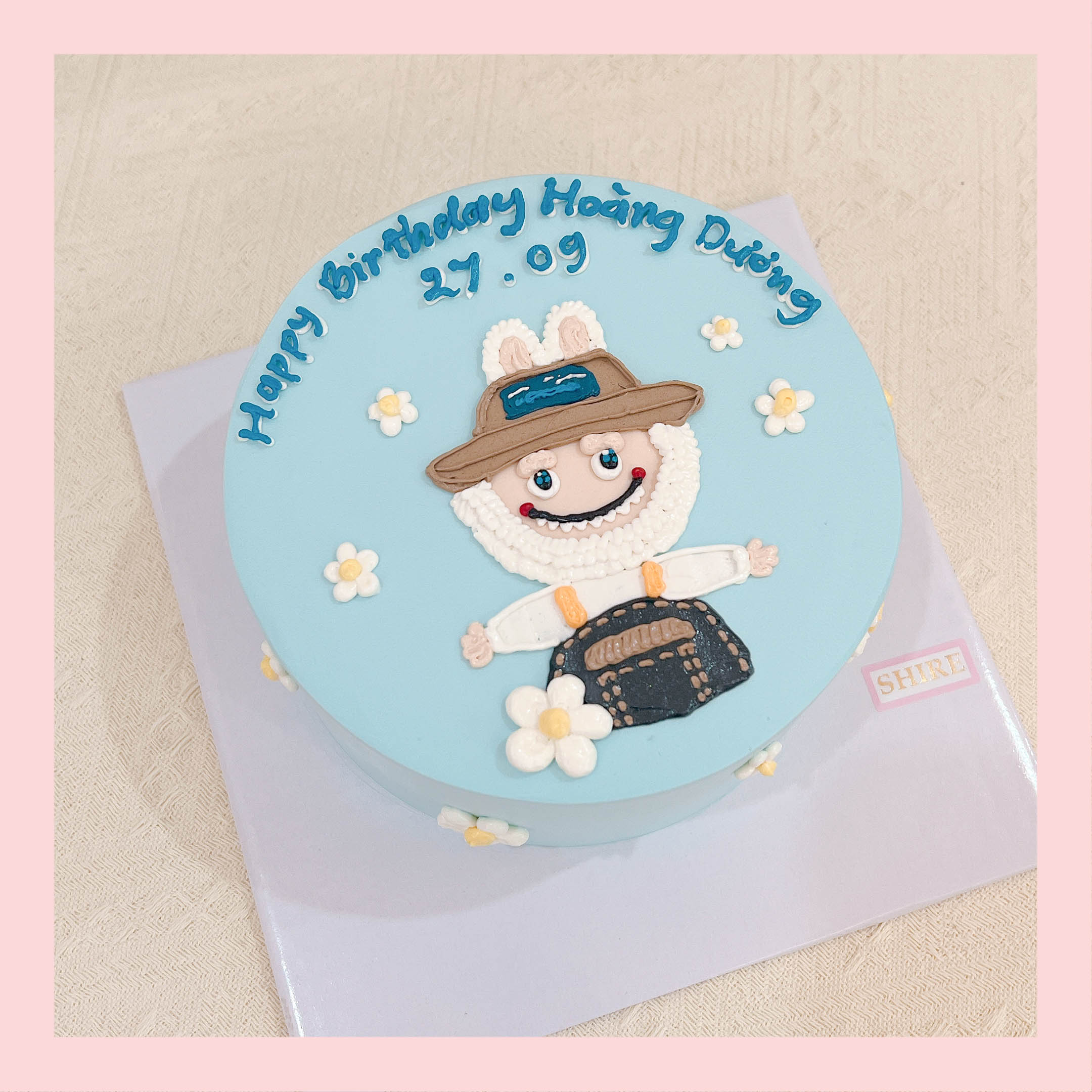 Bánh kem chủ đề nhân vật hoạt hình Sanrio/Labubu/Capybara/Crybaby dễ thương - Bánh sinh nhật trẻ em