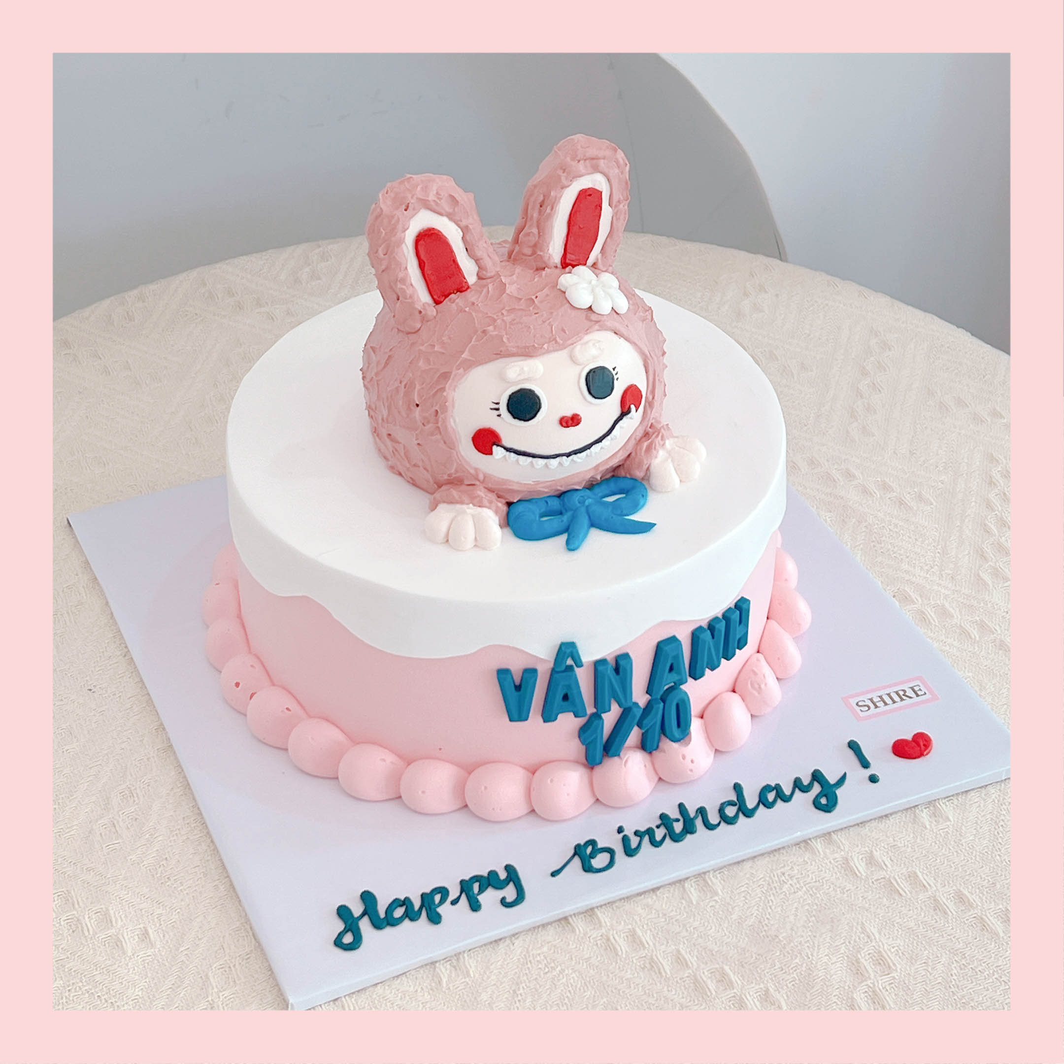 Bánh kem chủ đề nhân vật hoạt hình Sanrio/Labubu/Capybara/Crybaby dễ thương - Bánh sinh nhật trẻ em