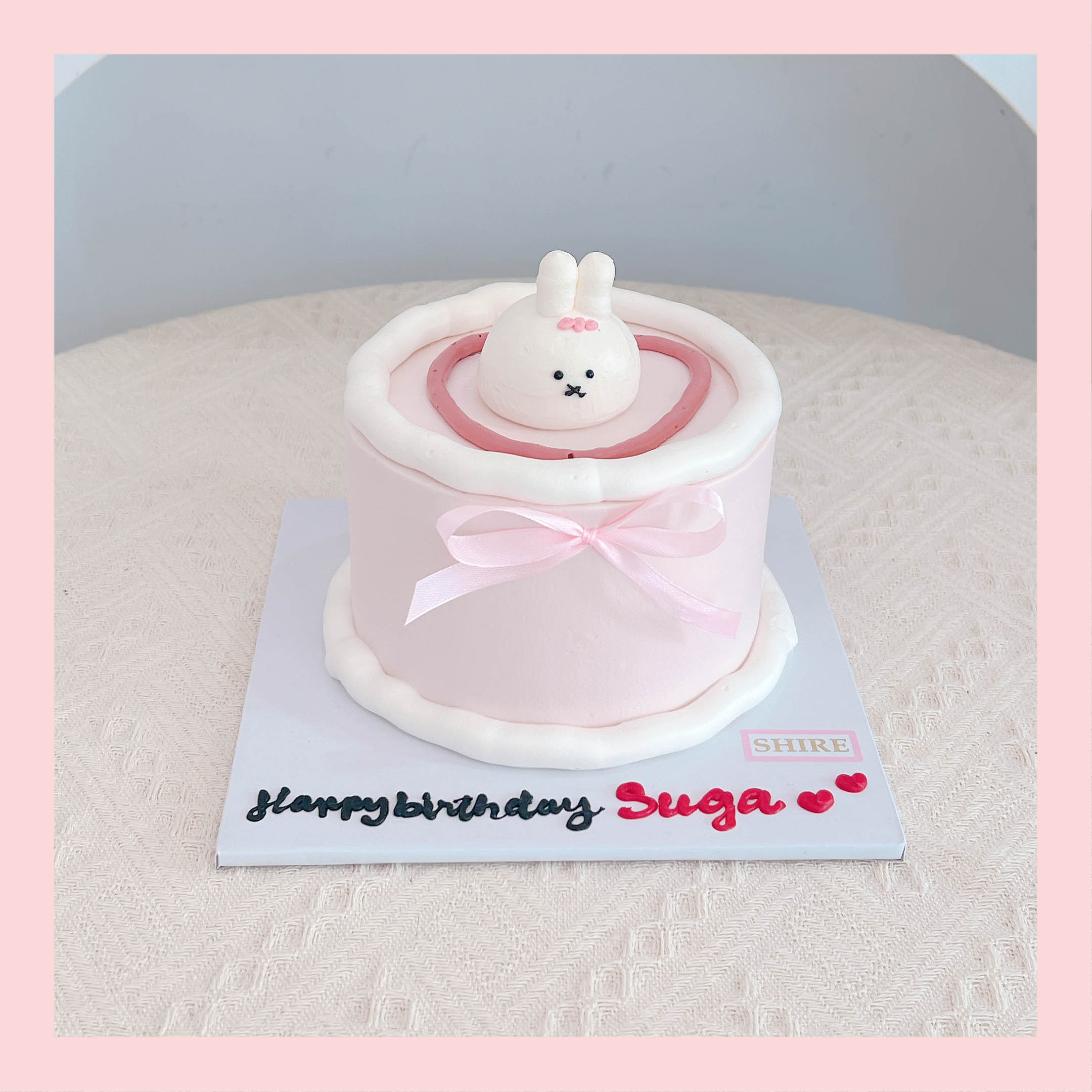 Bánh mini bơm thú 3D- Bánh kem bơ mini 10-12cm