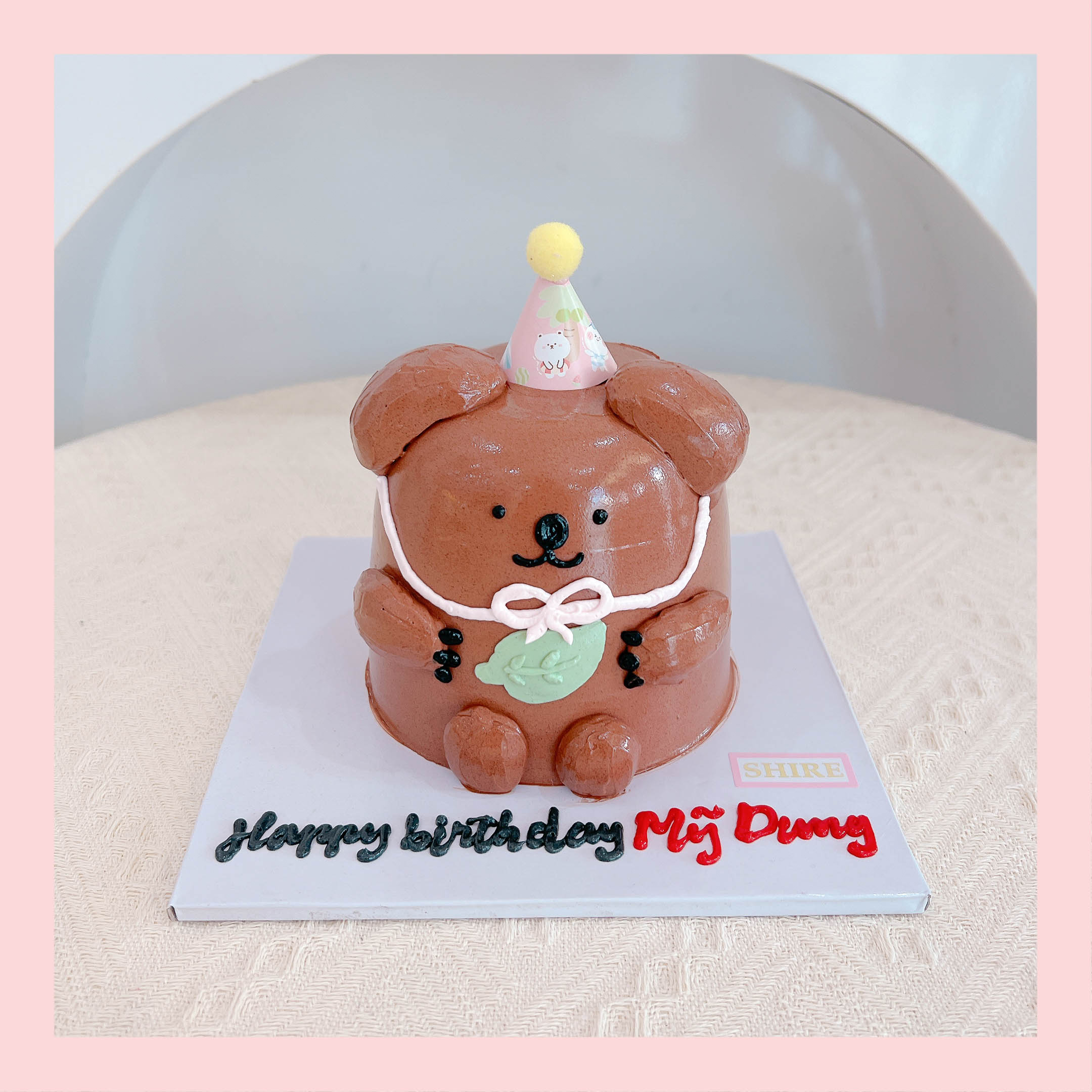 Bánh mini tạo hình thú cute  - Bánh kem bơ mini 10-12cm