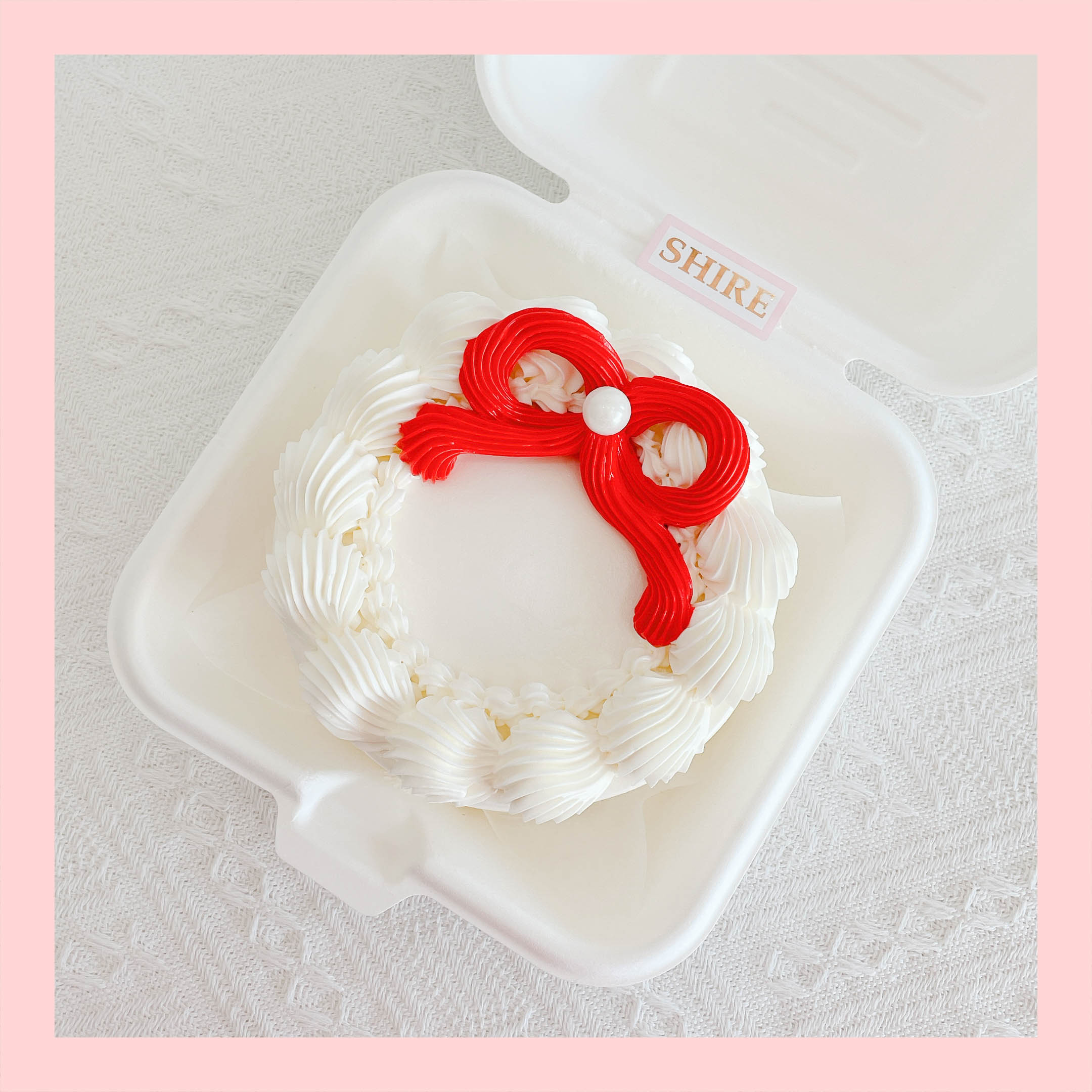 Mini Bento nhiều chủ đề - Bánh kem bơ mini hộp bã mía
