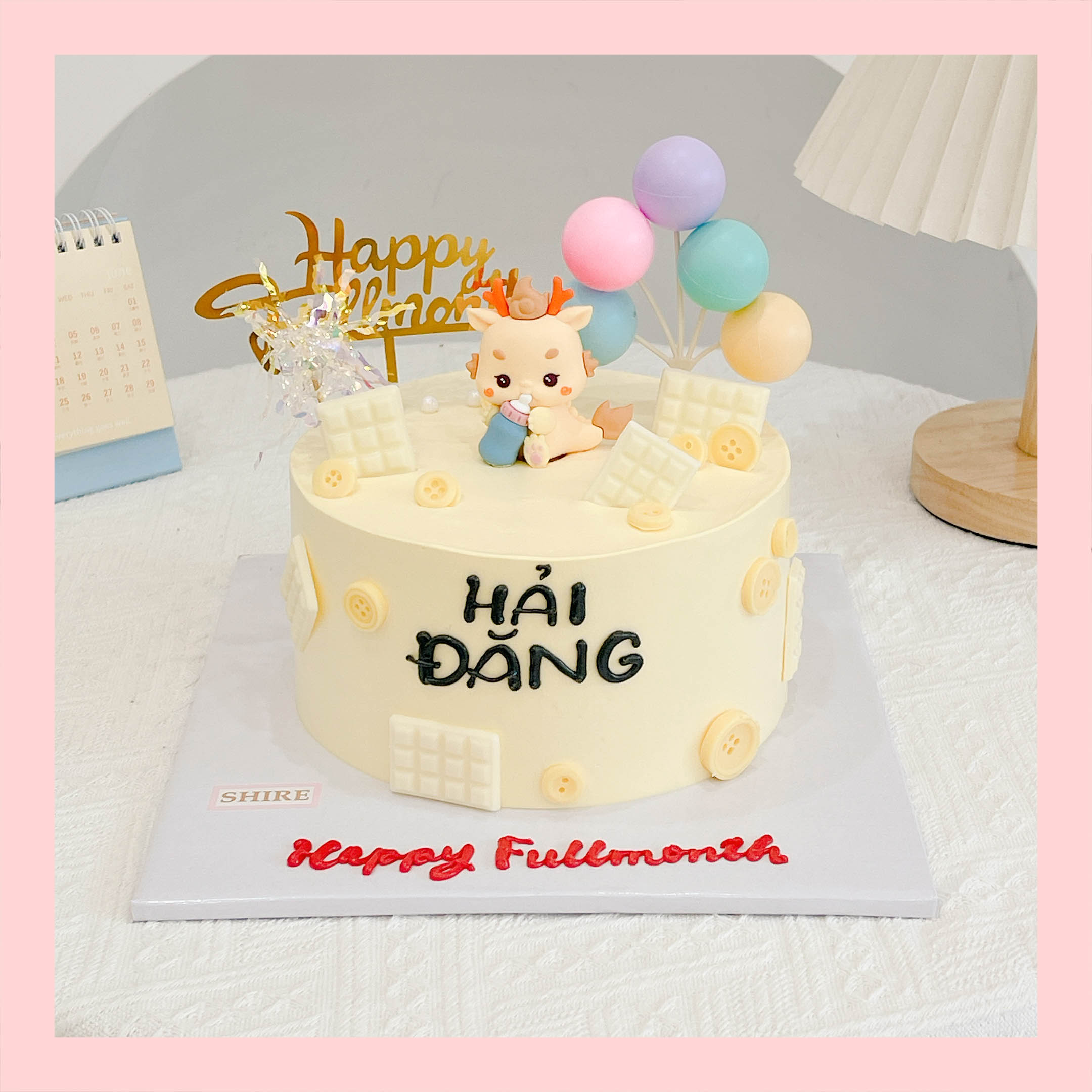Bánh kem tuổi thìn/con rồng - Bánh sinh nhật trẻ em