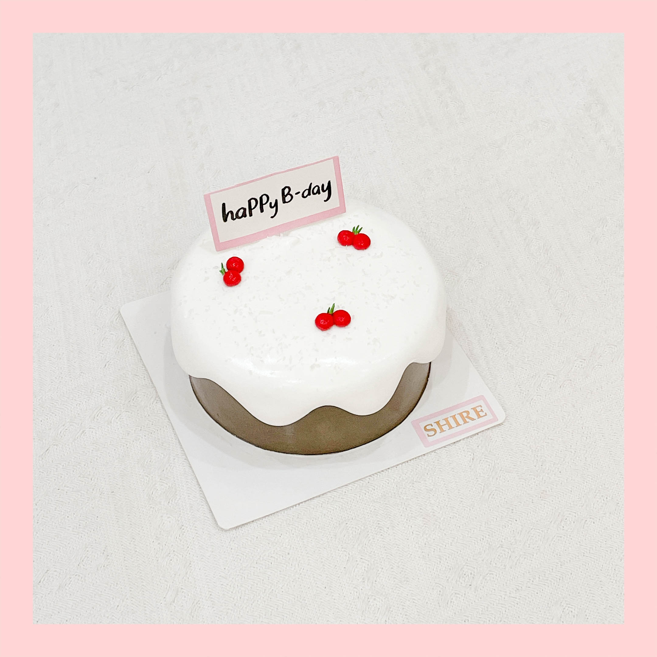 Mini Bento trái cây khác - Bánh kem bơ mini hộp bã mía