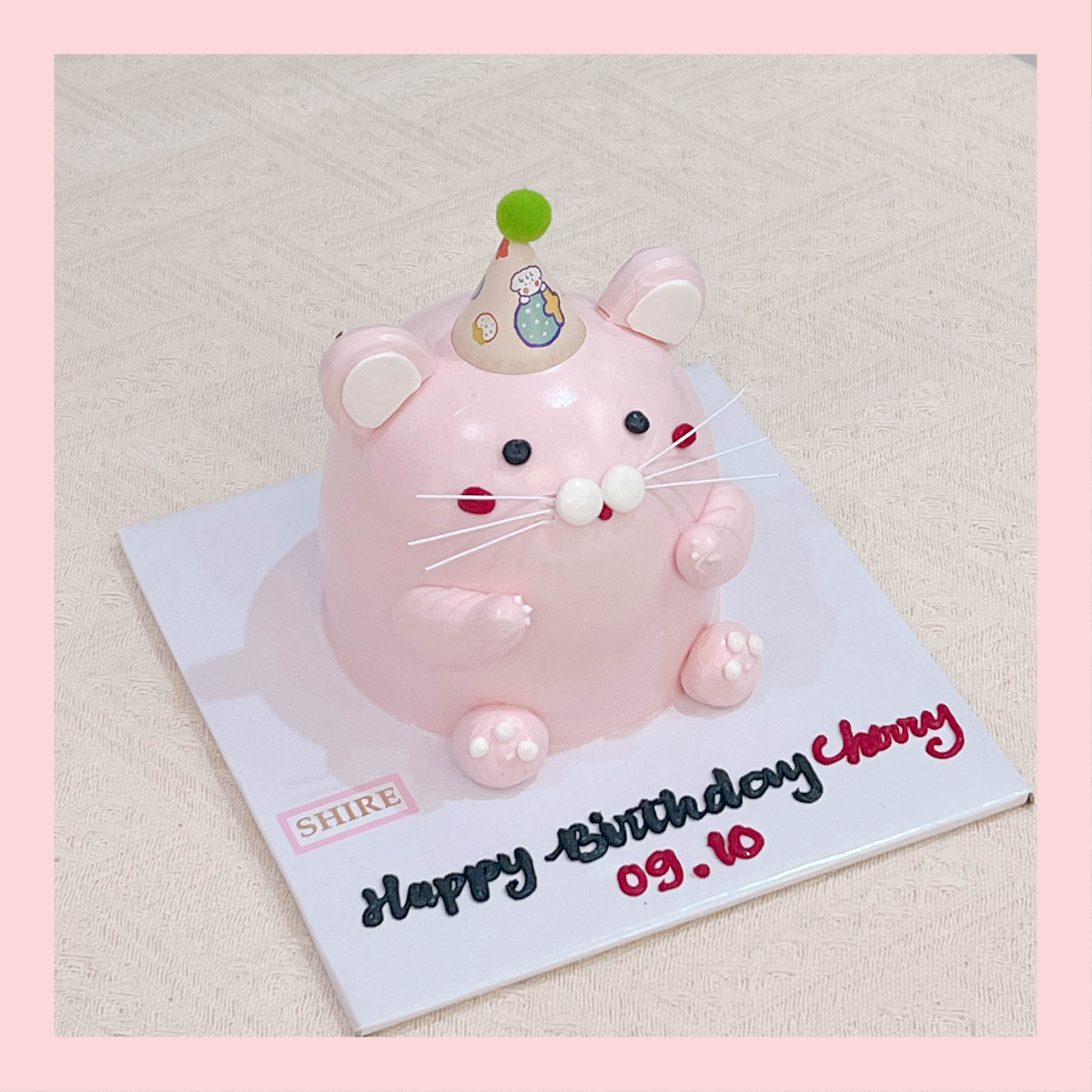 Bánh mini tạo hình thú cute  - Bánh kem bơ mini 10-12cm