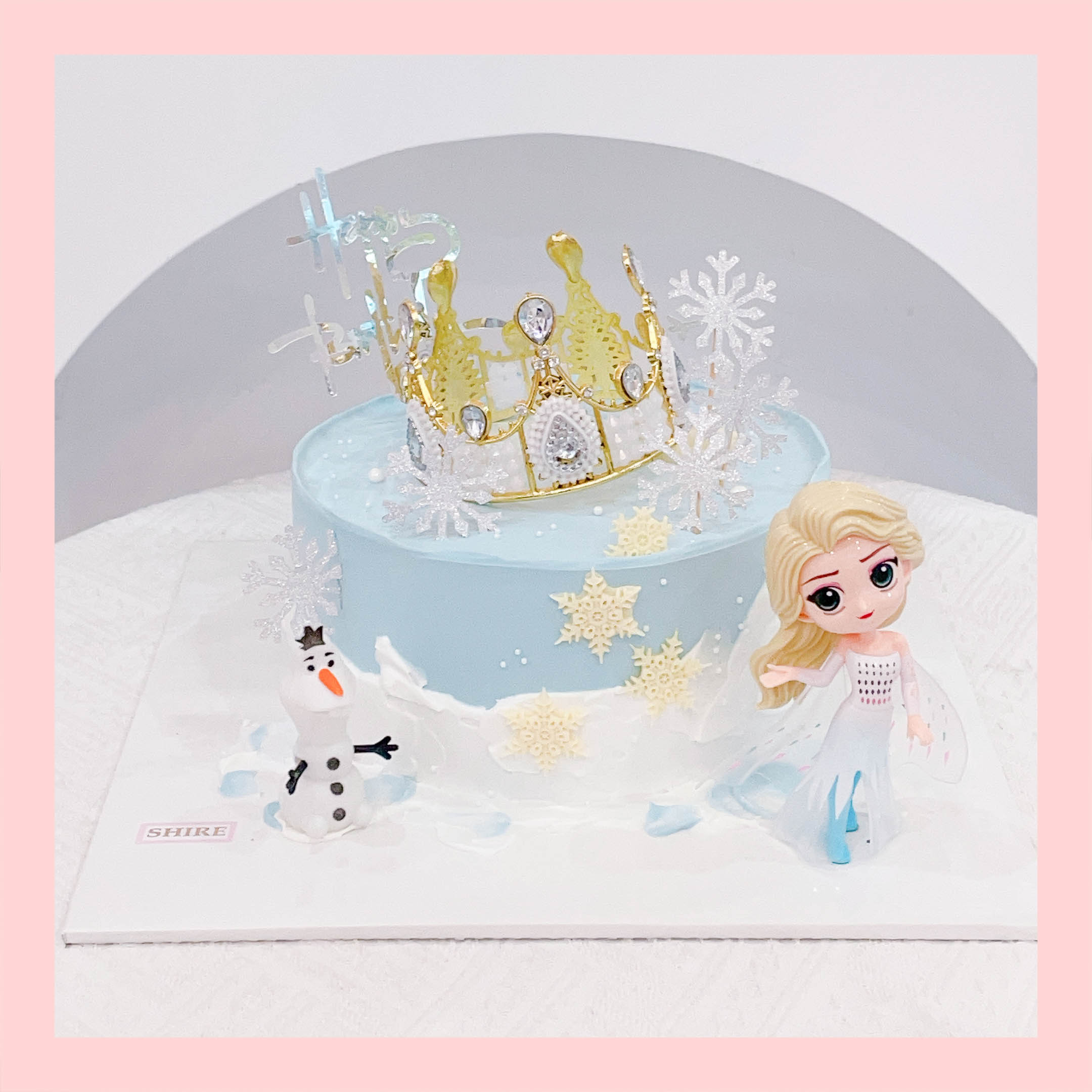 Bánh kem nữ hoàng băng giá Elsa - Bánh sinh nhật công chúa Disney