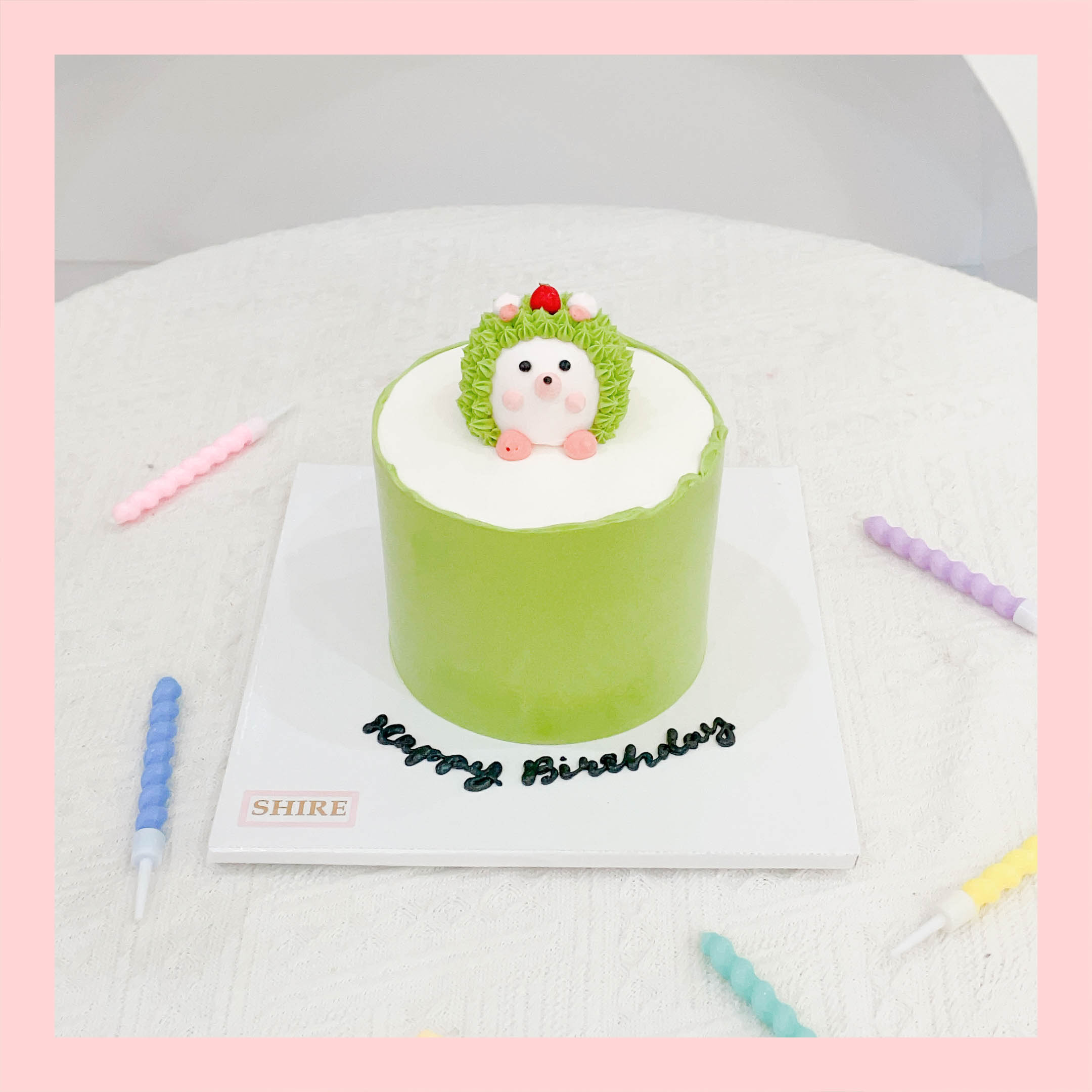 Bánh mini bơm thú 3D- Bánh kem bơ mini 10-12cm