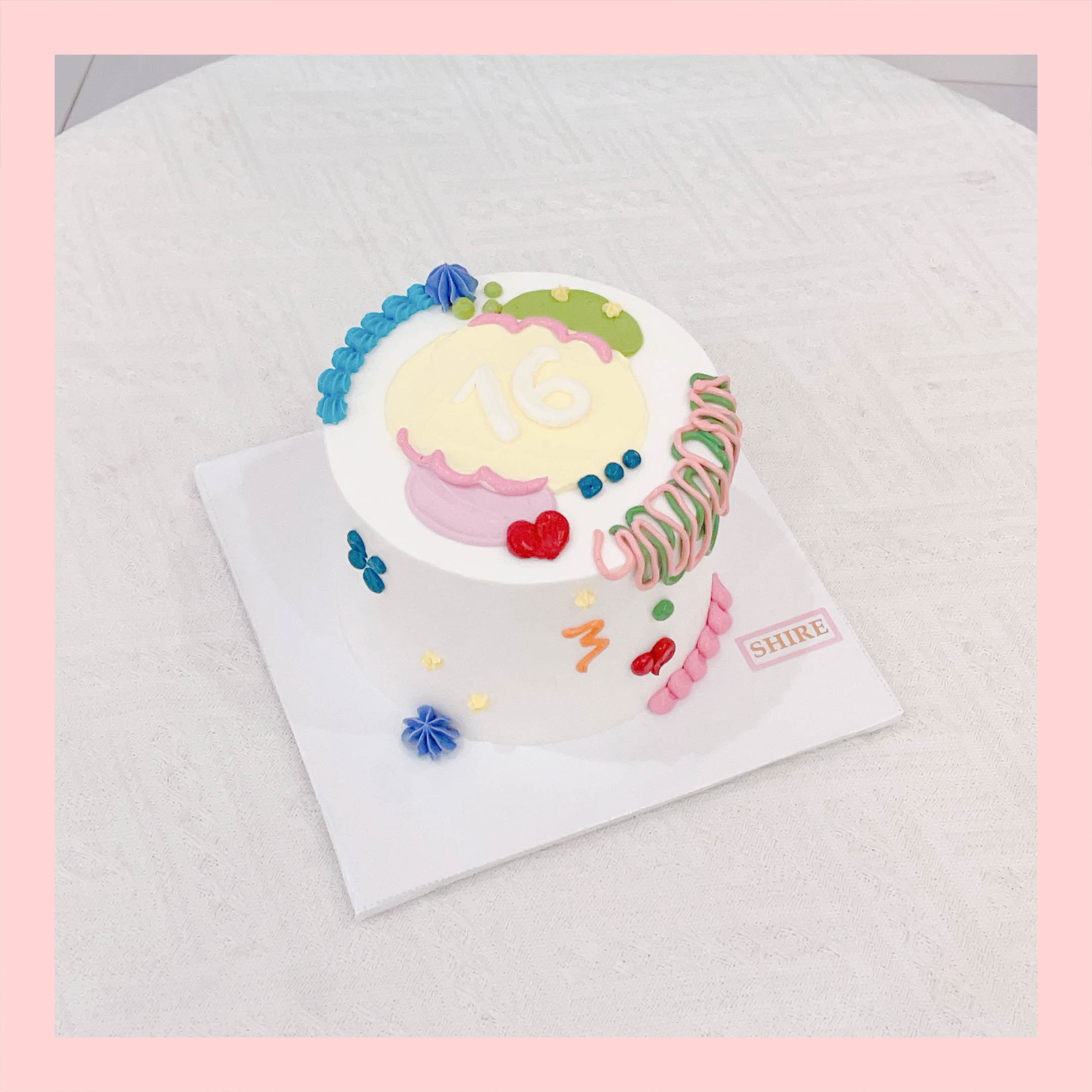 Bánh mini style Hàn Quốc -  Bánh kem bơ mini 10-12cm Korean style