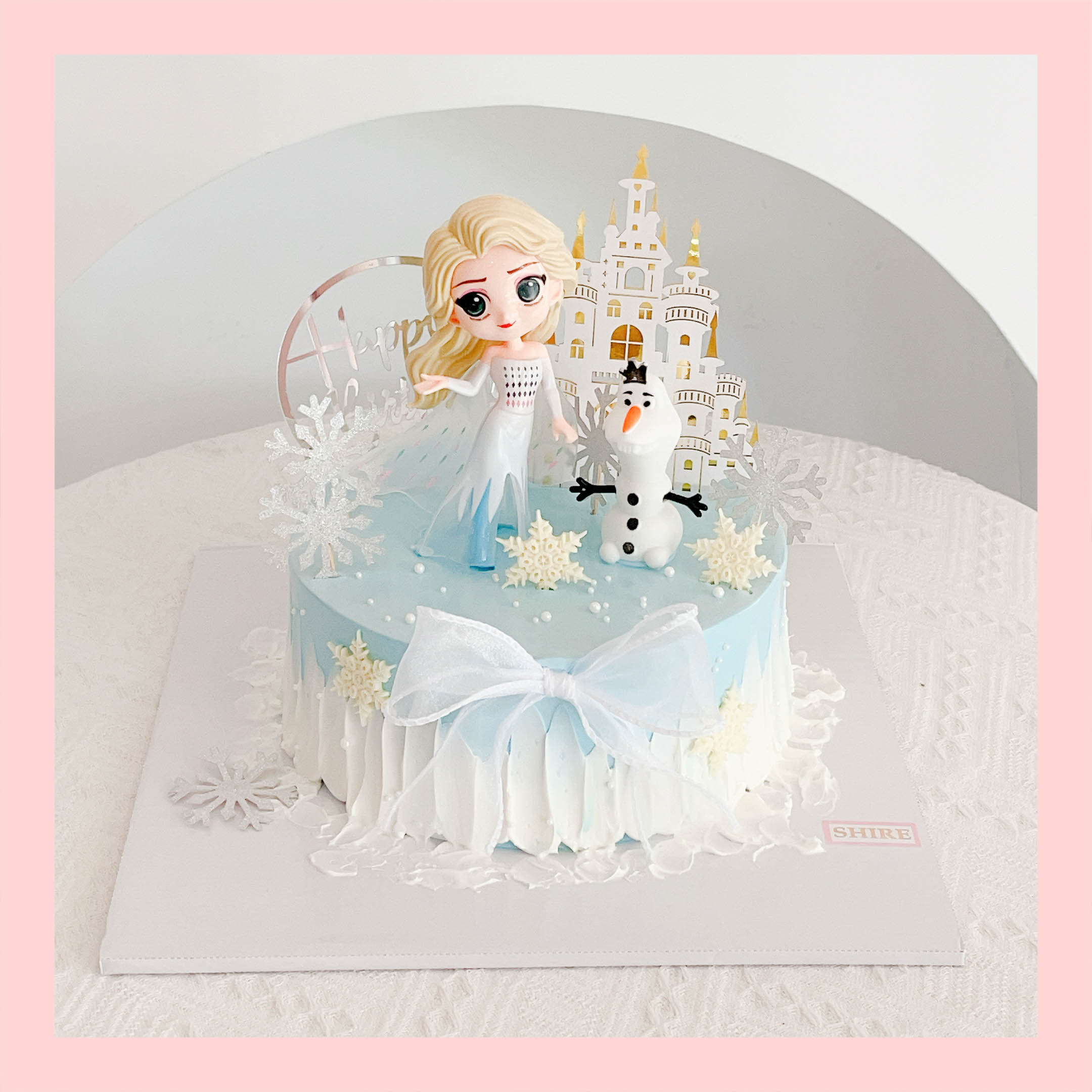 Bánh kem nữ hoàng băng giá Elsa - Bánh sinh nhật công chúa Disney