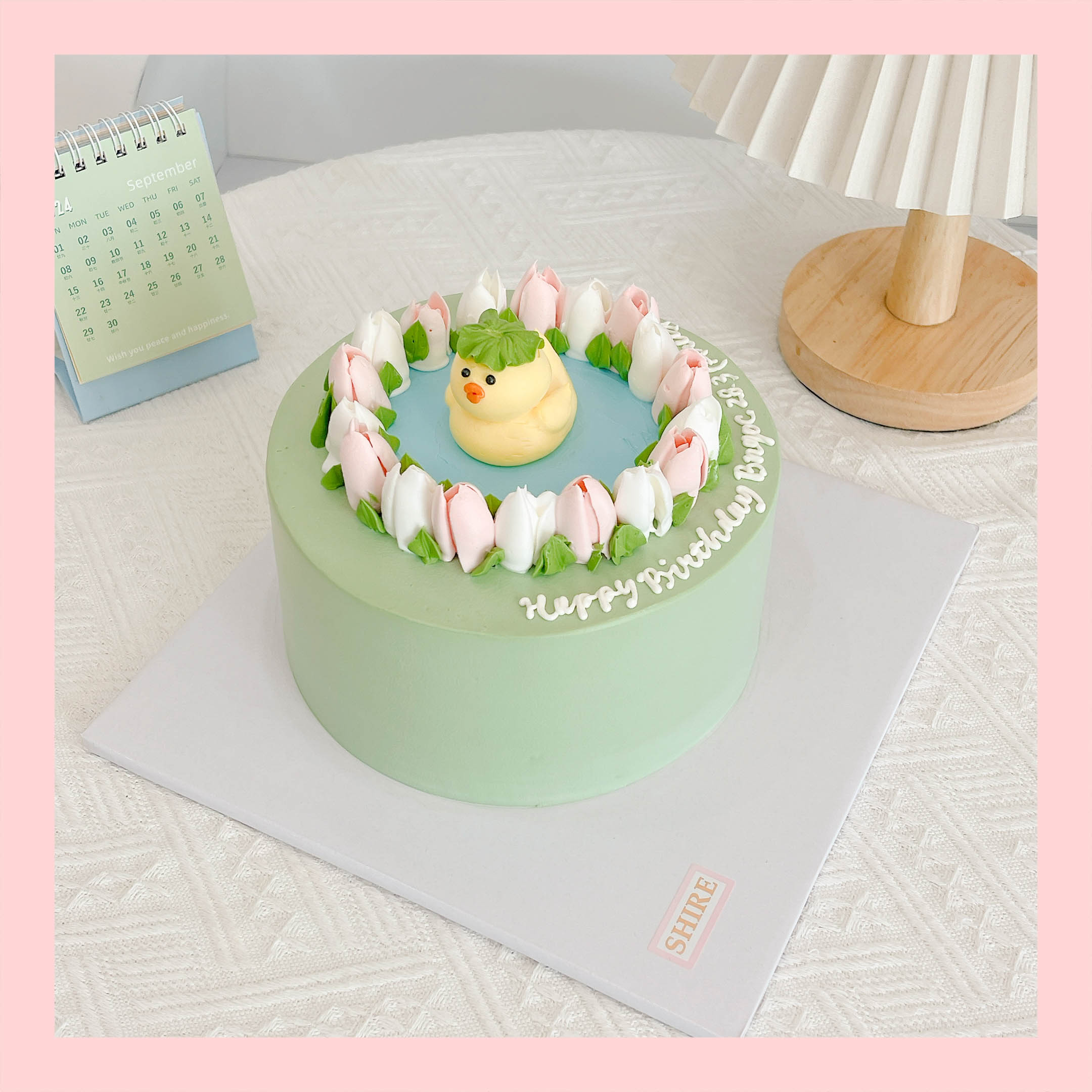 Bánh bơm thú hình con heo/con ếch/con gà/con cọp 3D dễ thương - Bánh sinh nhật trẻ em