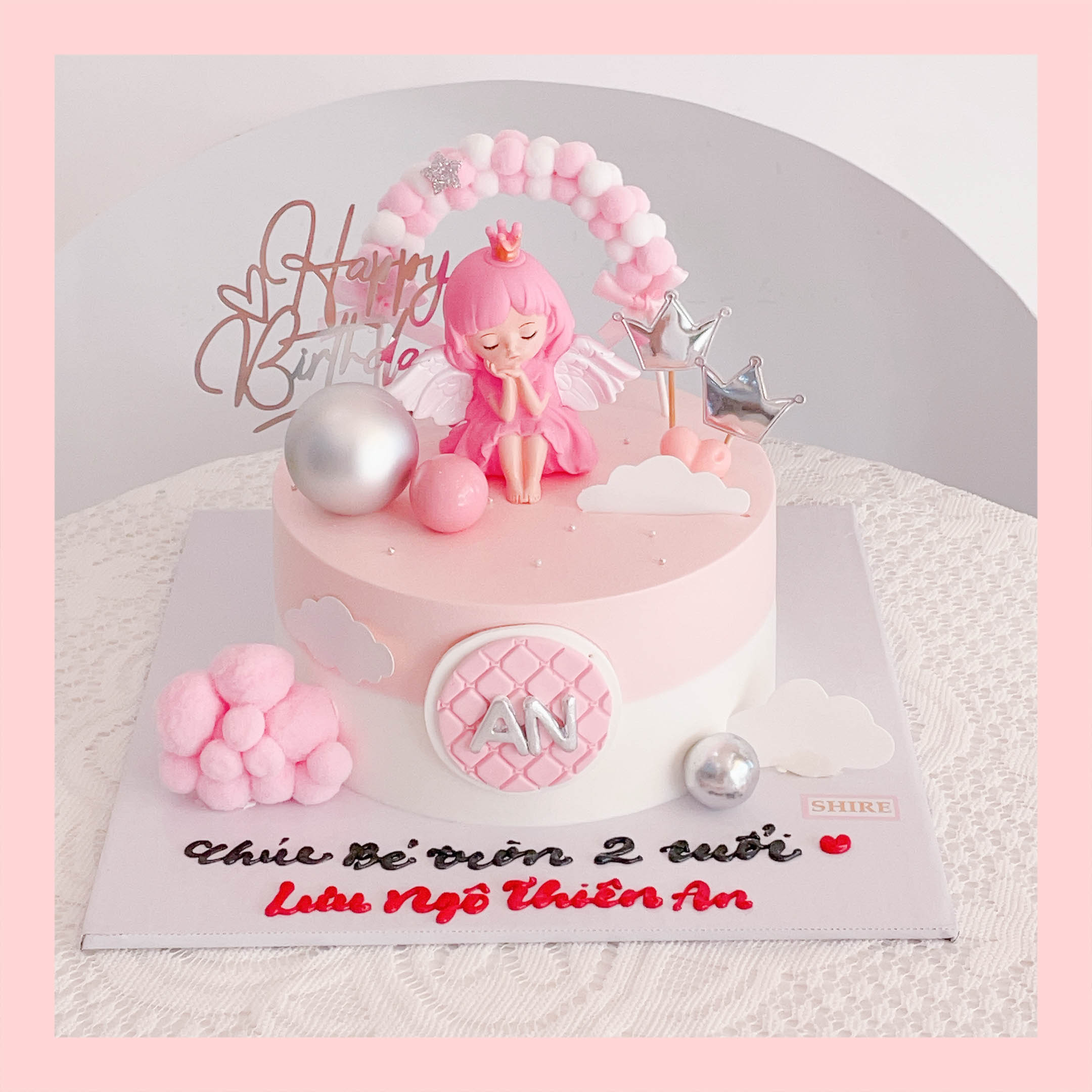 Bánh kem công chúa - Bánh sinh nhật bé gái