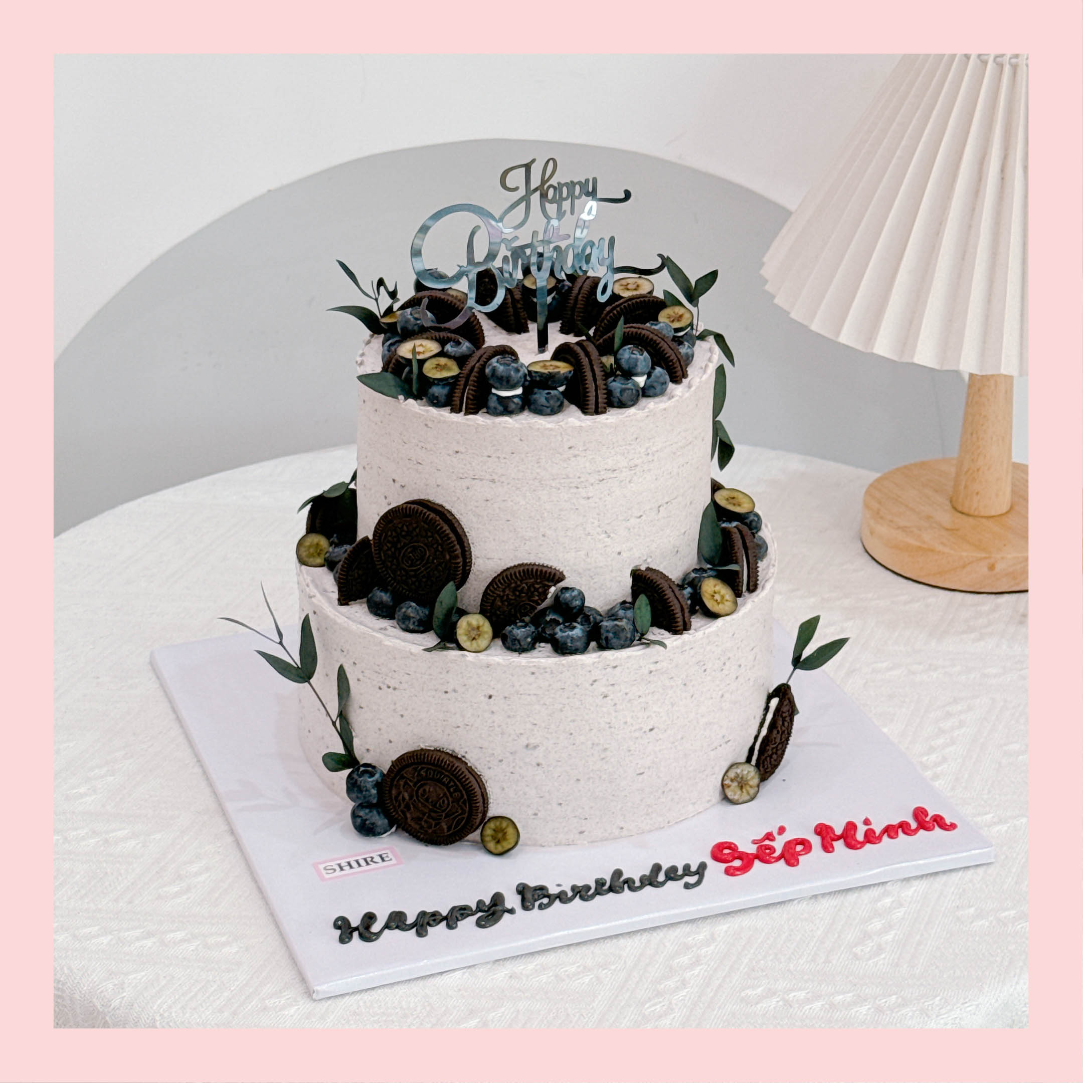 Bánh kem sữa oreo - Bánh kem sinh nhật