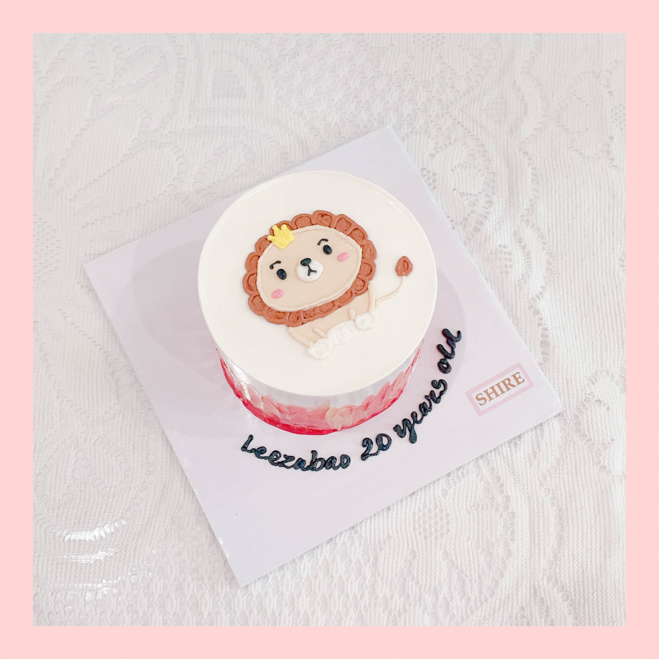 Bánh mini hình thú cute cho bé  - Bánh kem bơ mini 10-12cm