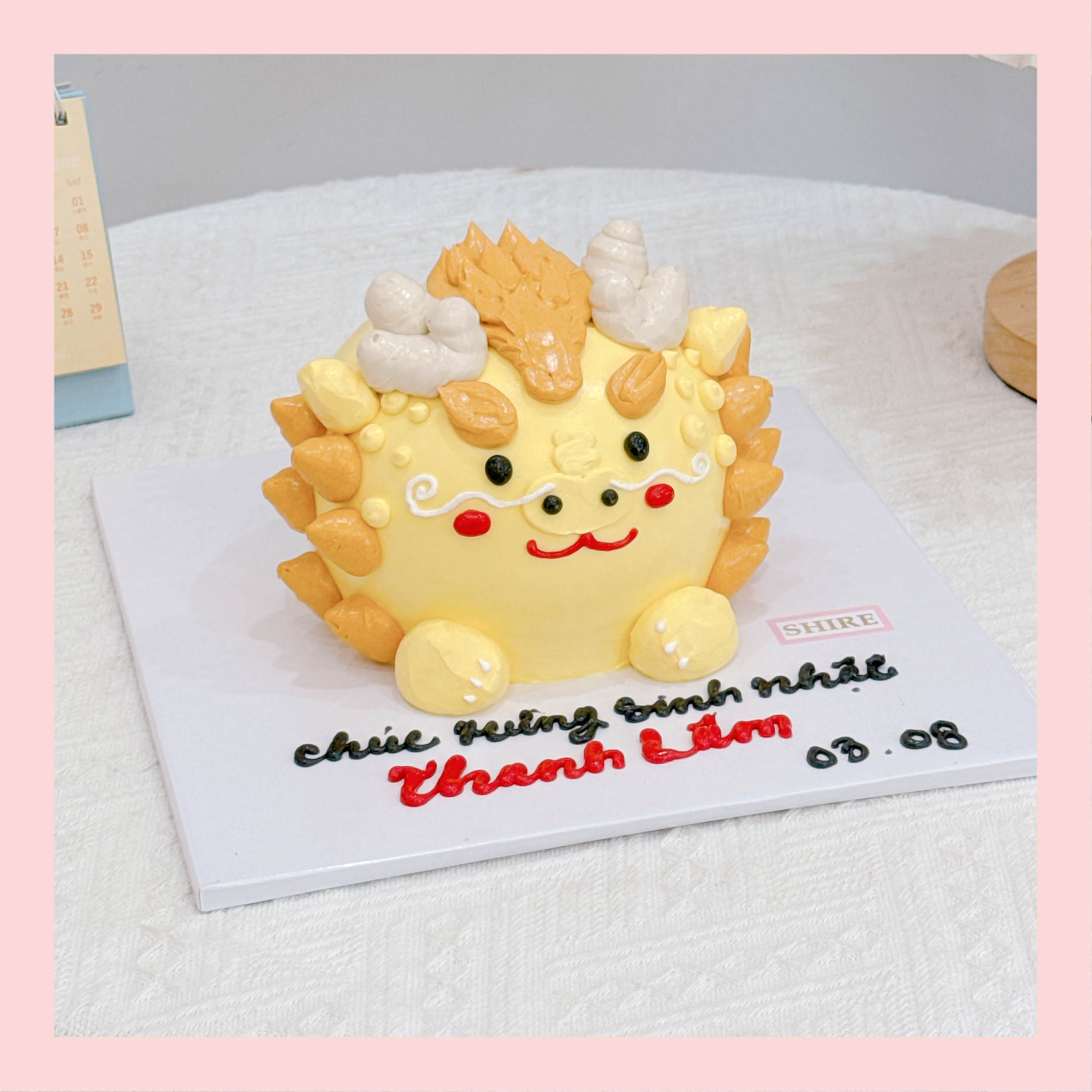 Bánh tạo hình Khủng Long/ con trâu/ con hổ/con rồng 3D - Bánh sinh nhật trẻ em