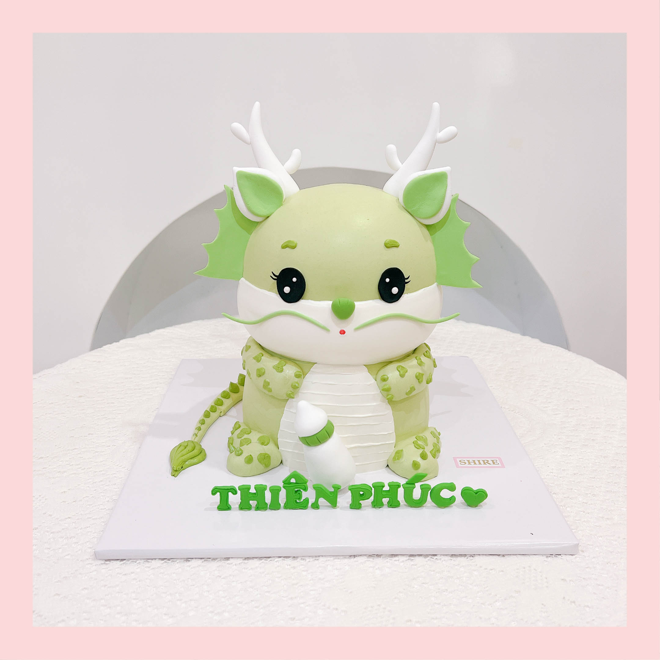 Bánh tạo hình Khủng Long/ con trâu/ con hổ/con rồng 3D - Bánh sinh nhật trẻ em