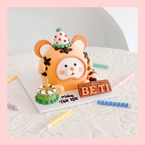 Bánh tạo hình Khủng Long/ con trâu/ con hổ/con rồng 3D - Bánh sinh nhật trẻ em