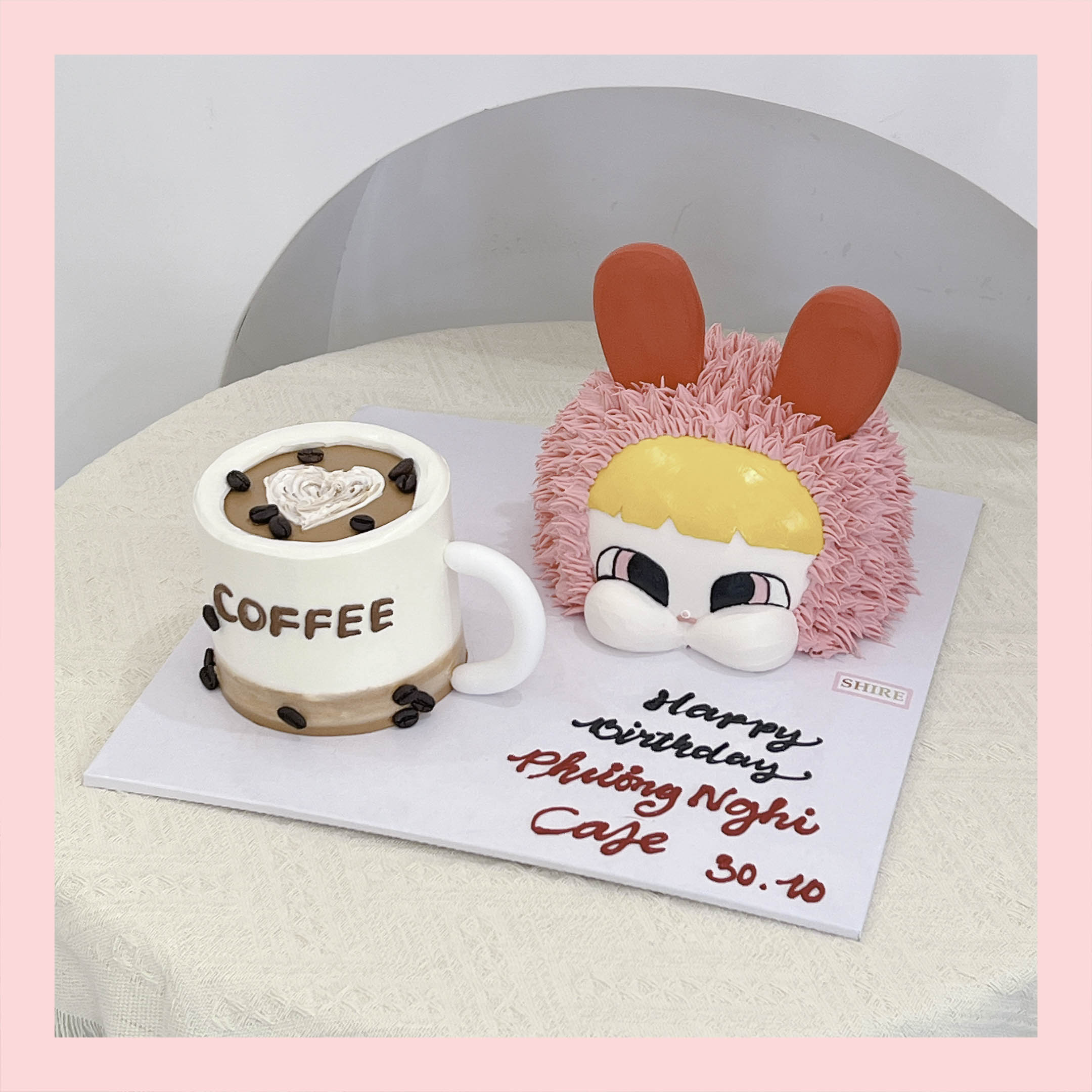 Bánh kem chủ đề nhân vật hoạt hình Sanrio/Labubu/Capybara/Crybaby dễ thương - Bánh sinh nhật trẻ em