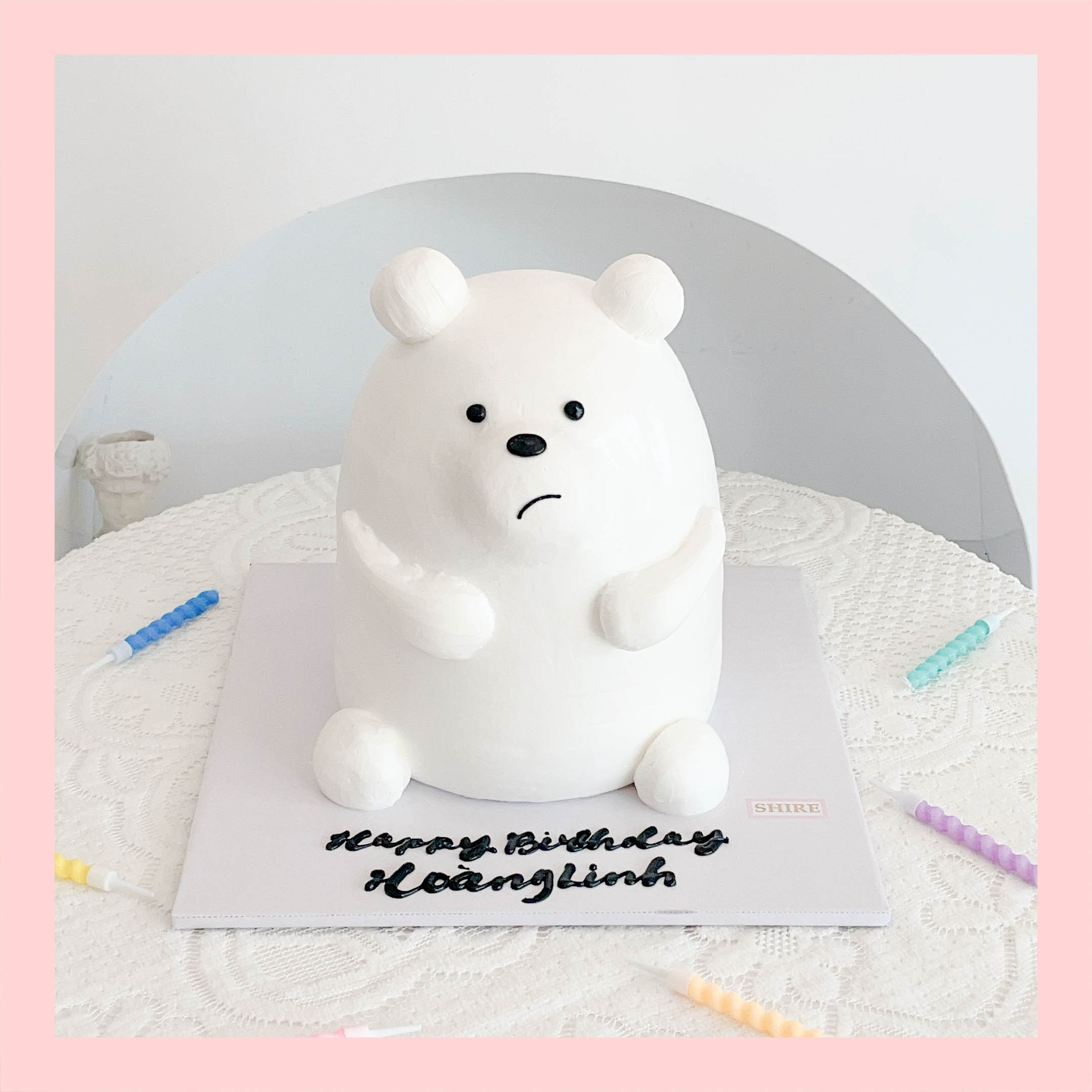 Bánh tạo hình con gấu/ con thỏ 3D - Bánh sinh nhật trẻ em