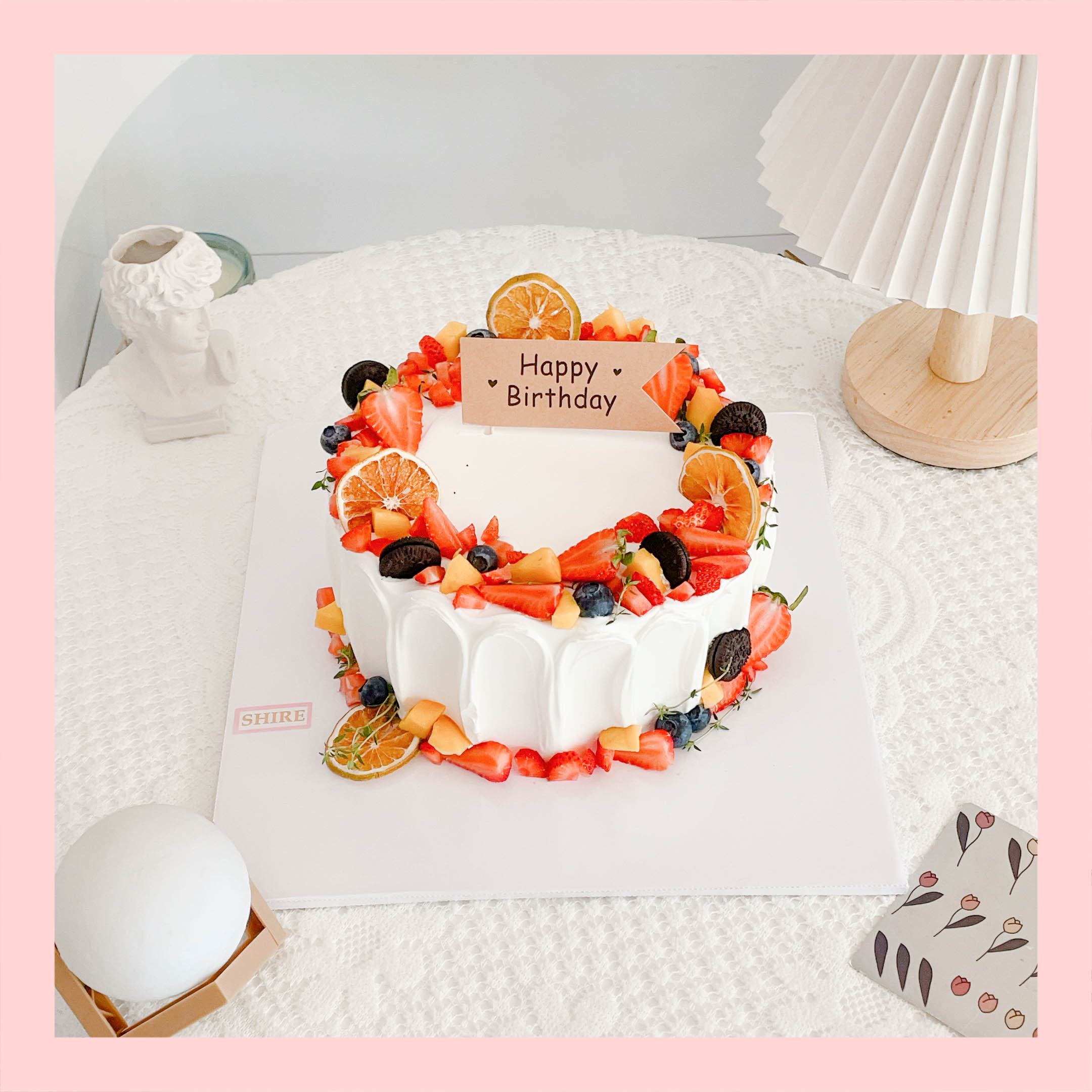 Bánh kem trang trí trái cây - Bánh kem sinh nhật