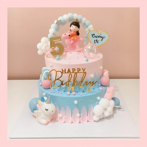Bánh kem công chúa - Bánh sinh nhật bé gái