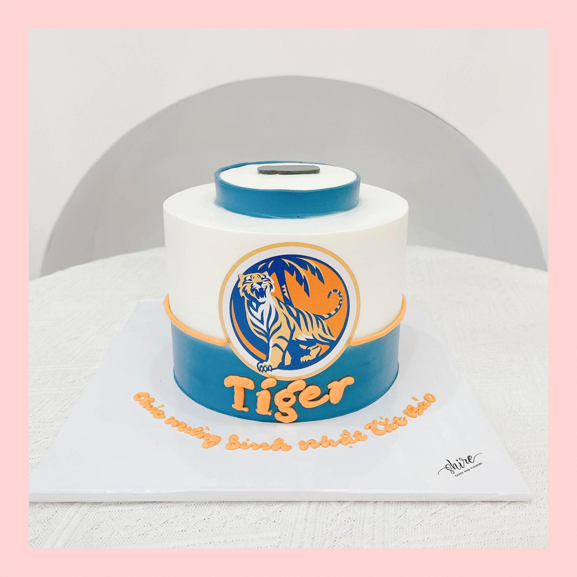 Bánh kem trang trí rượu bia - Bánh kem sinh nhật cho nam