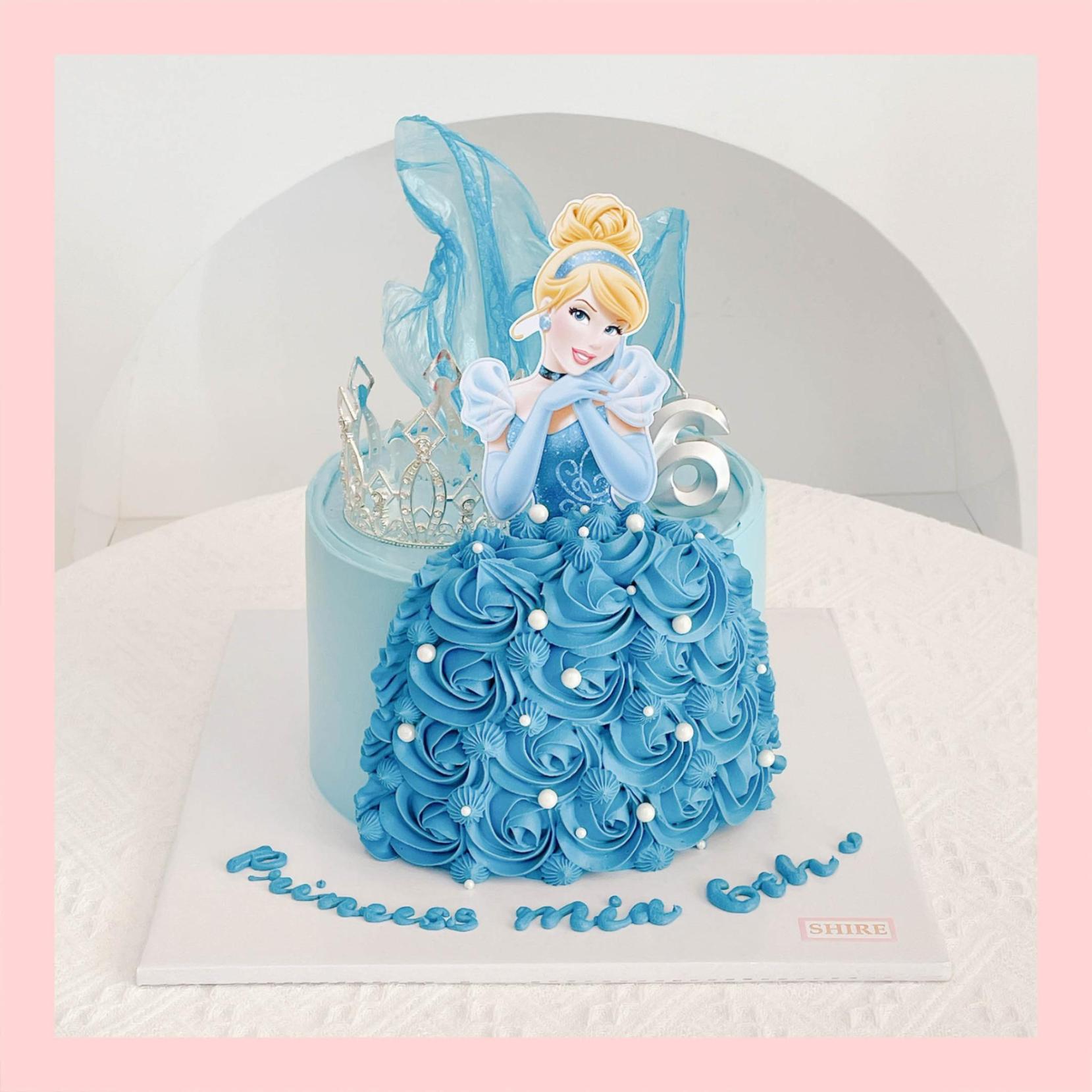 Bánh kem Lọ Lem Cinderella - Bánh sinh nhật công chúa Disney