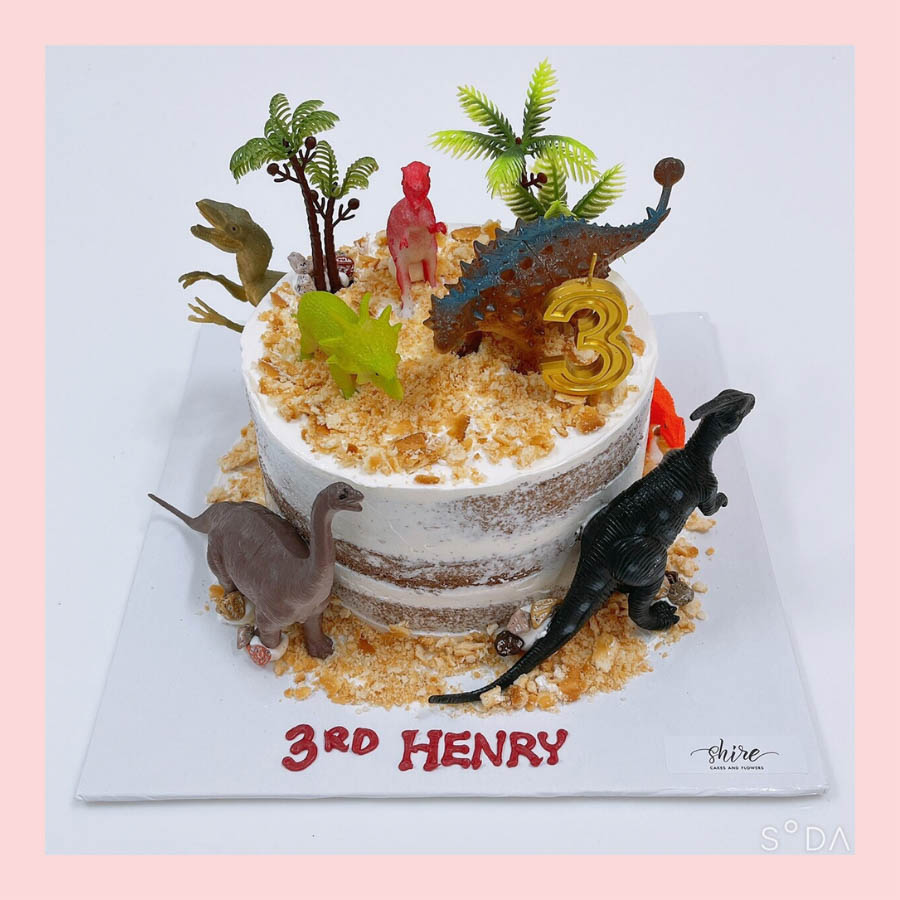 Bánh kem khủng long - Bánh sinh nhật bé trai