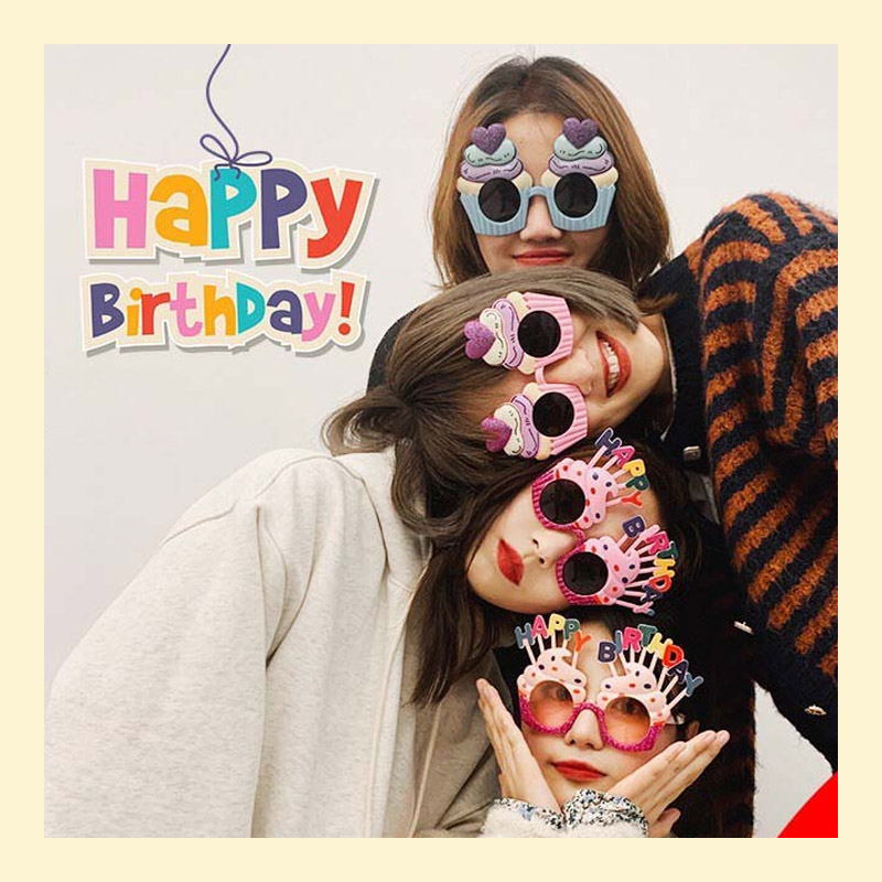 Kính đeo sinh nhật Happy Birthday ngộ nghĩnh