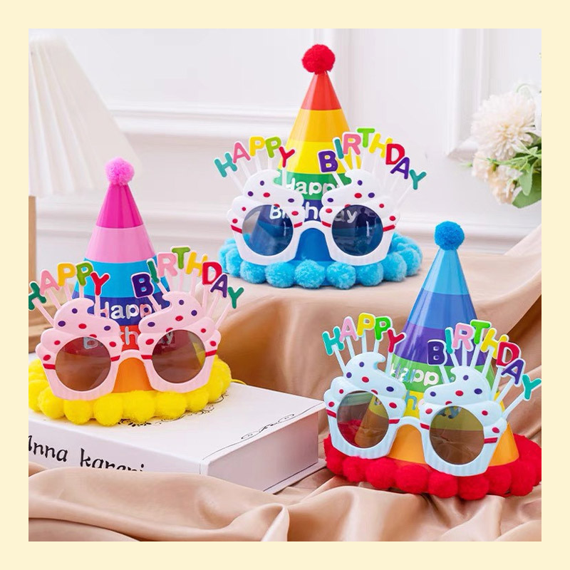 Kính đeo sinh nhật Happy Birthday ngộ nghĩnh