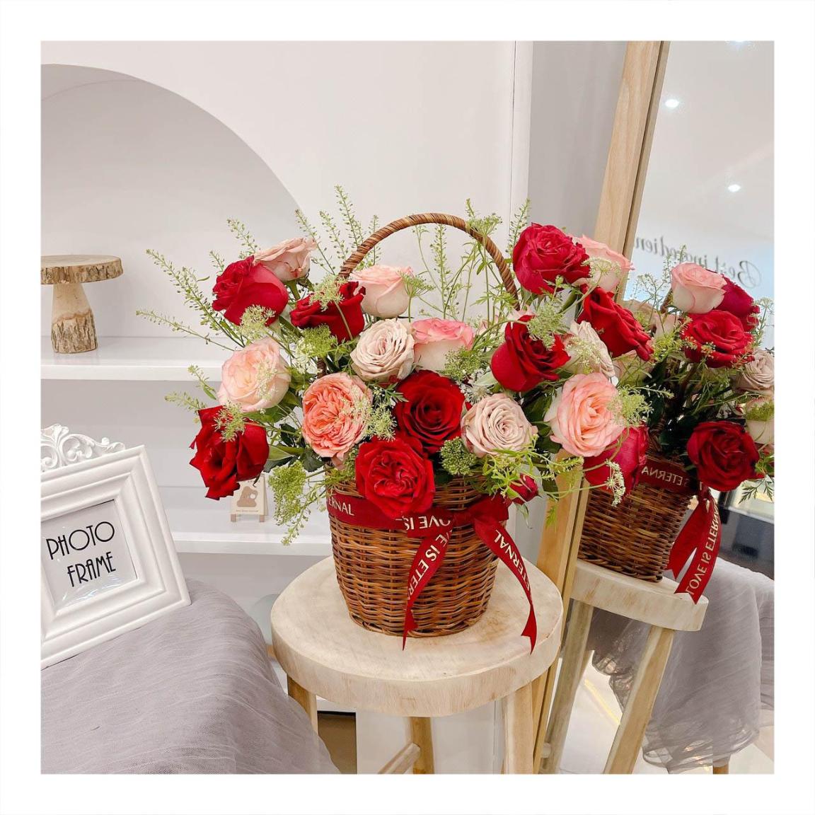 Giỏ hoa tươi mừng sinh nhật