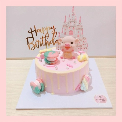Bánh kem tuổi hợi/con heo - Bánh sinh nhật trẻ em