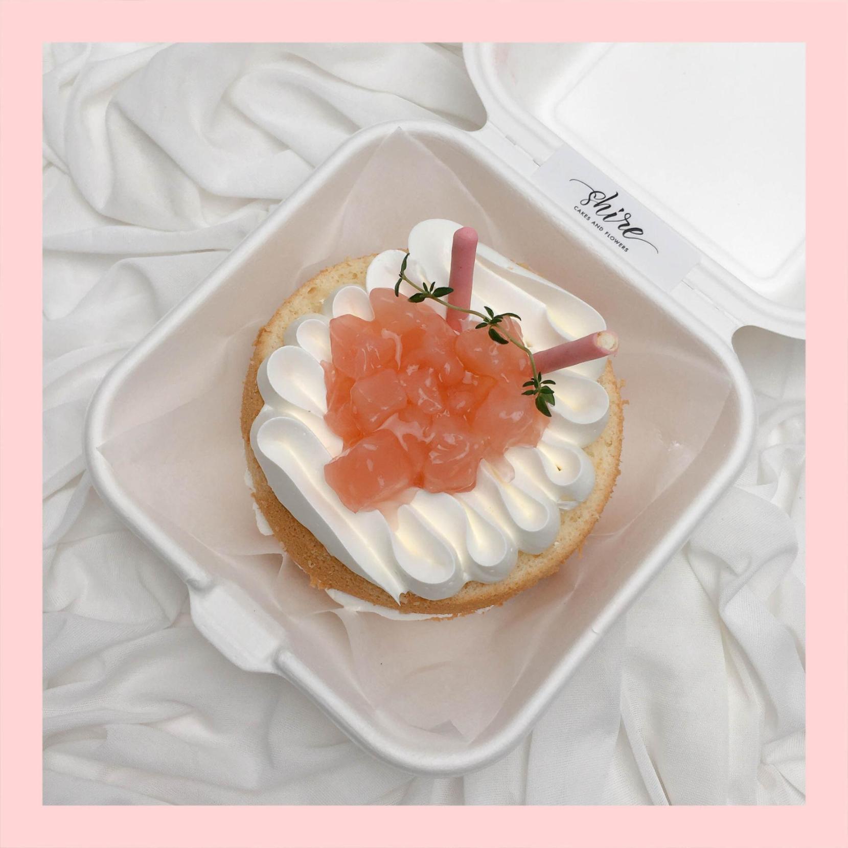 Mini Bento nhiều chủ đề - Bánh kem bơ mini hộp bã mía