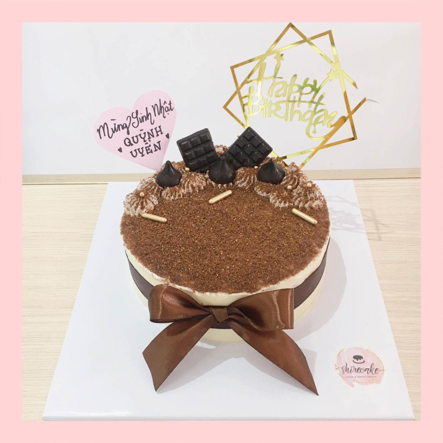 Tiramisu truyền thống tròn -  Bánh kem tiramisu dạng ổ