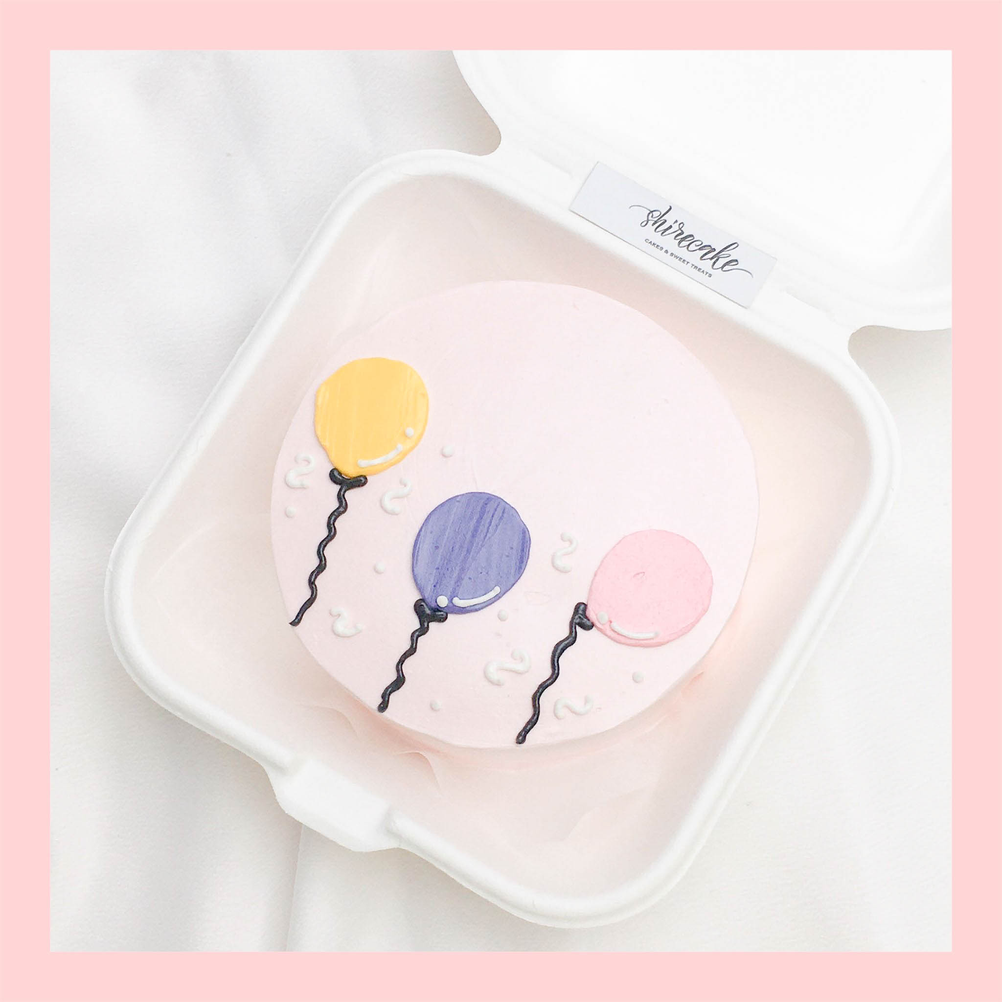 Mini Bento nhiều chủ đề - Bánh kem bơ mini hộp bã mía