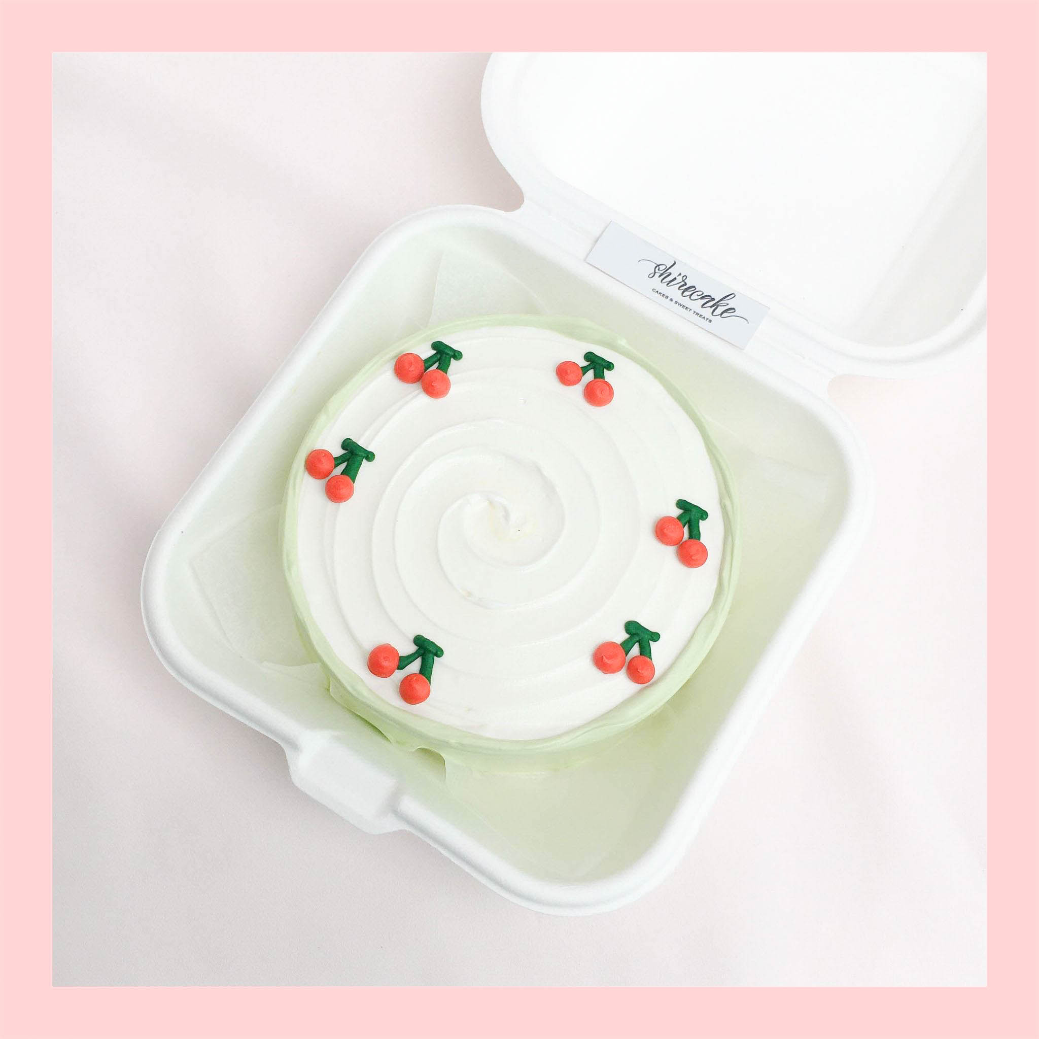 Mini Bento trái cây khác - Bánh kem bơ mini hộp bã mía